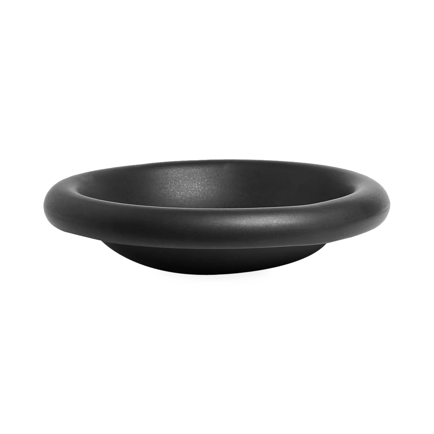 Evoking the simplicity of the potter%27s wheel%2C this refined stoneware dish is distinguished by the gentle yet unique swell of its rim.