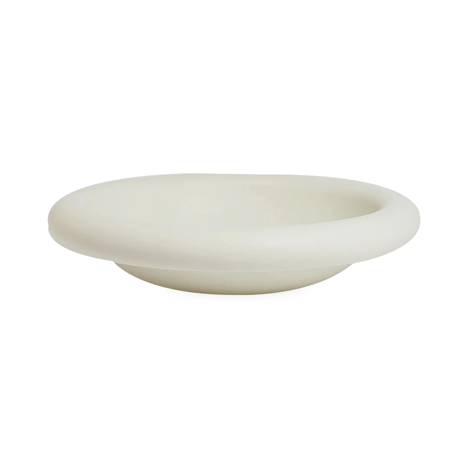 Evoking the simplicity of the potter%27s wheel%2C this refined stoneware dish is distinguished by the gentle yet unique swell of its rim.