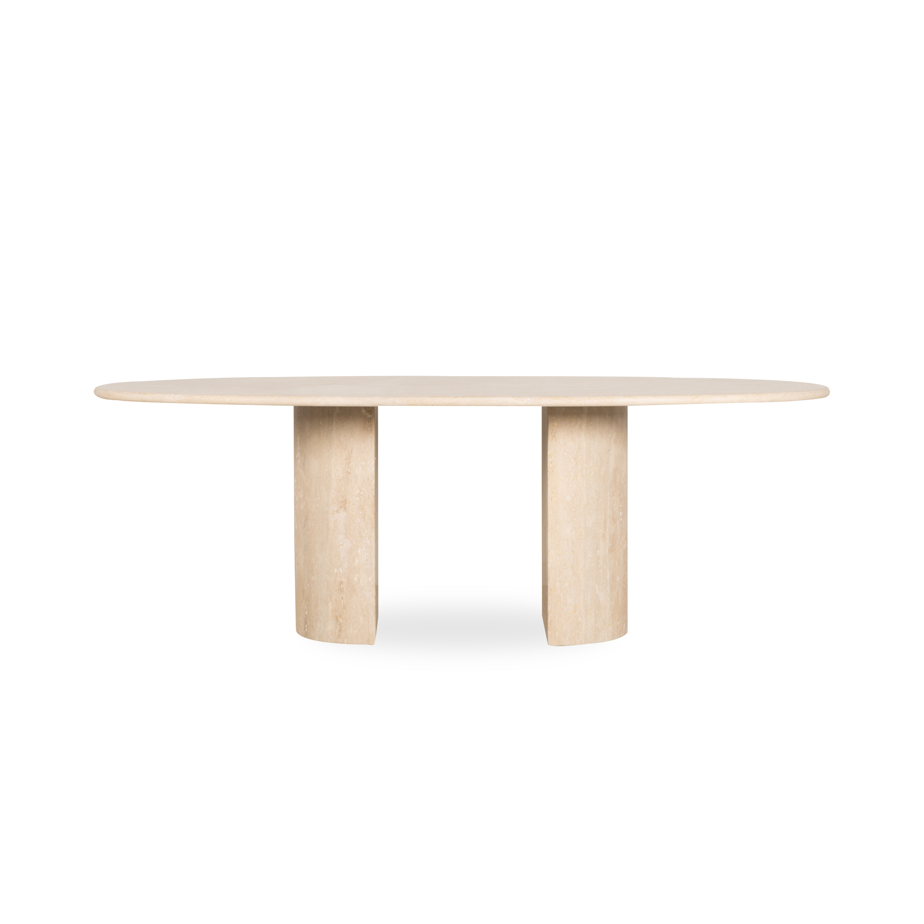 Designed by Giulio Cappellini, the Dolmen table pays homage to the tradition of classic marble with a contemporary twist influenced by the stylistic nuances of the 1980s.