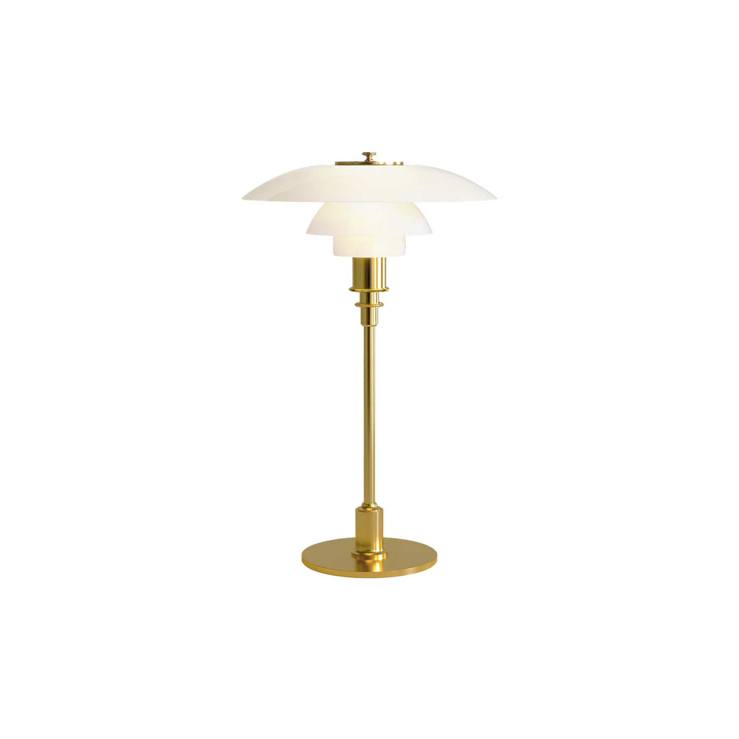 Designed by Poul Henningsen%2C the PH 3%2F2 Table Lamp is an icon of Danish design.