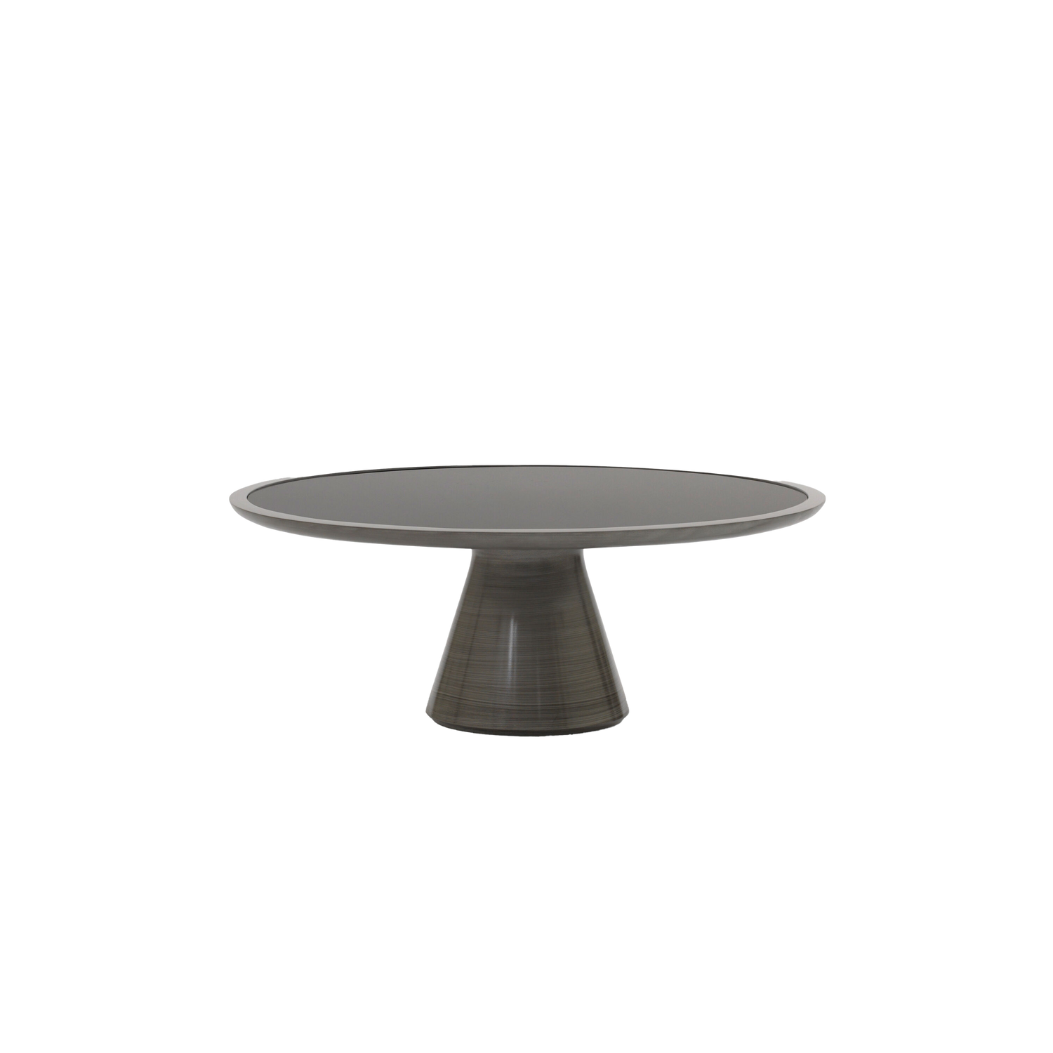 Simply elegant%2C the Taper Coffee Table is a chic sculptural centerpiece.