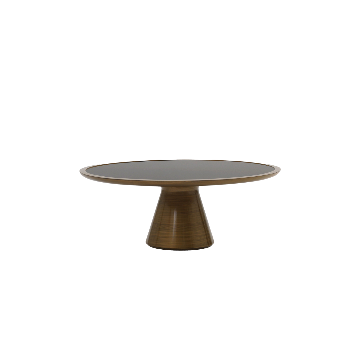 Simply elegant%2C the Taper Coffee Table is a chic sculptural centerpiece.