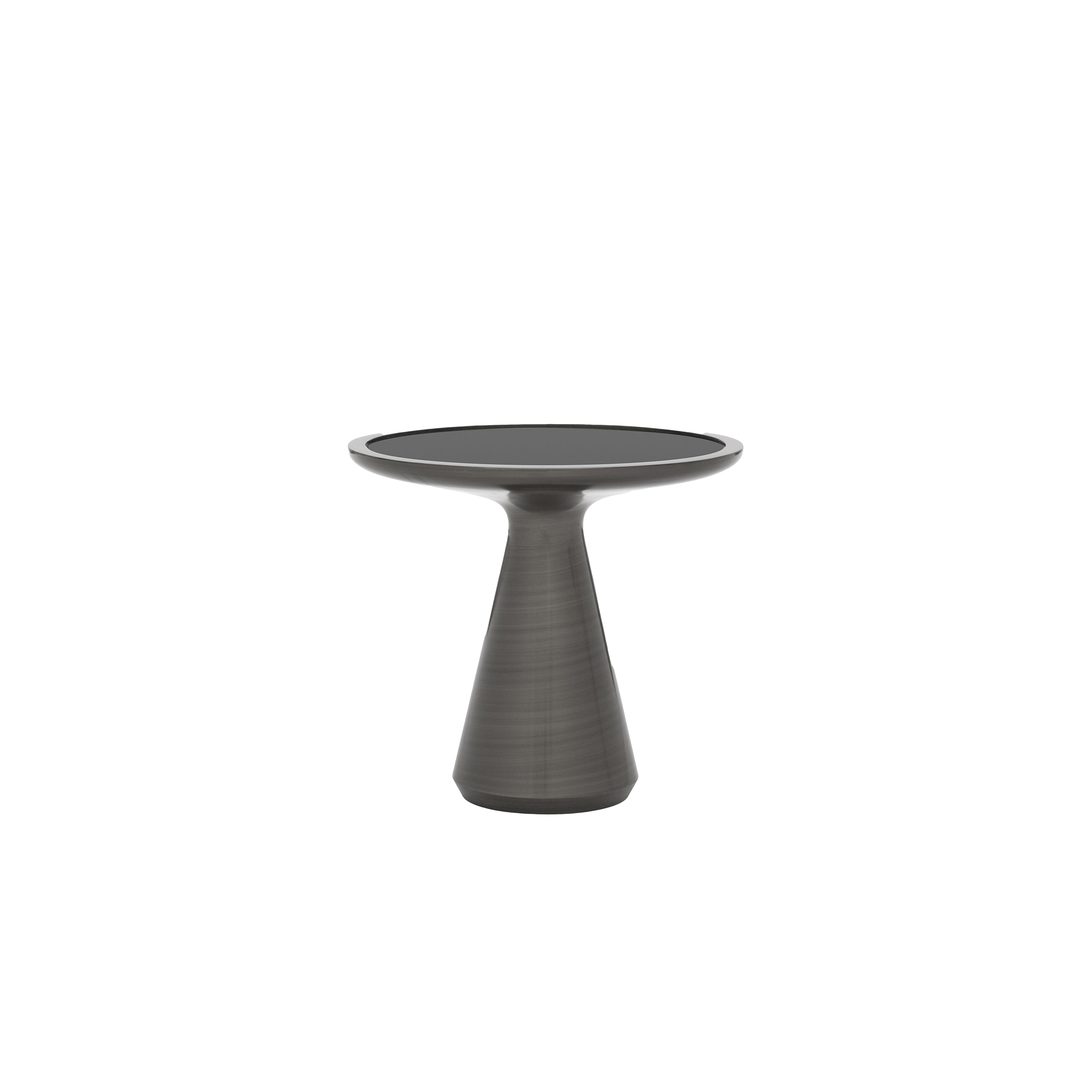 Simply elegant, the Taper Side Table is a chic sculptural centerpiece.