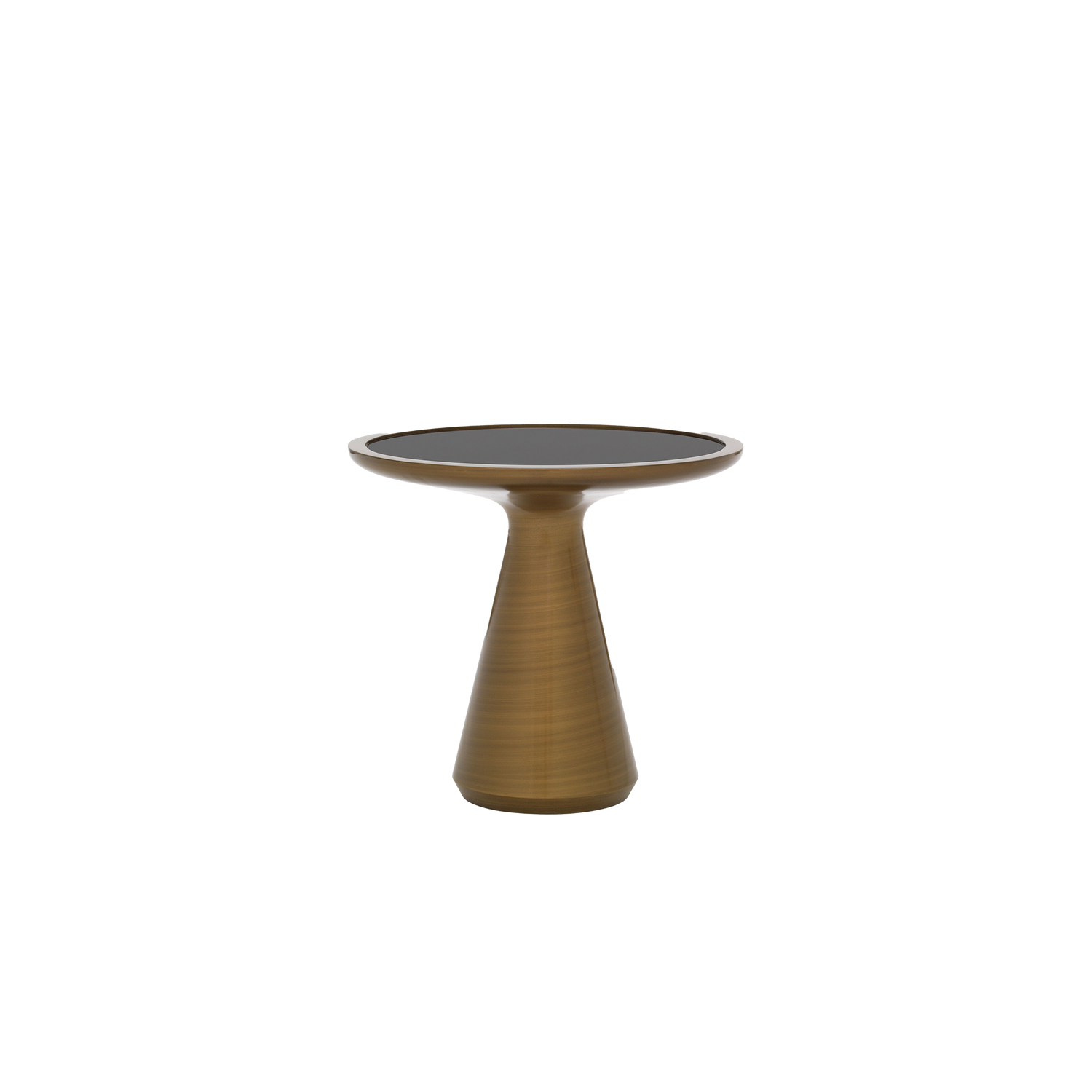 Simply elegant%2C the Taper Side Table is a chic sculptural centerpiece.