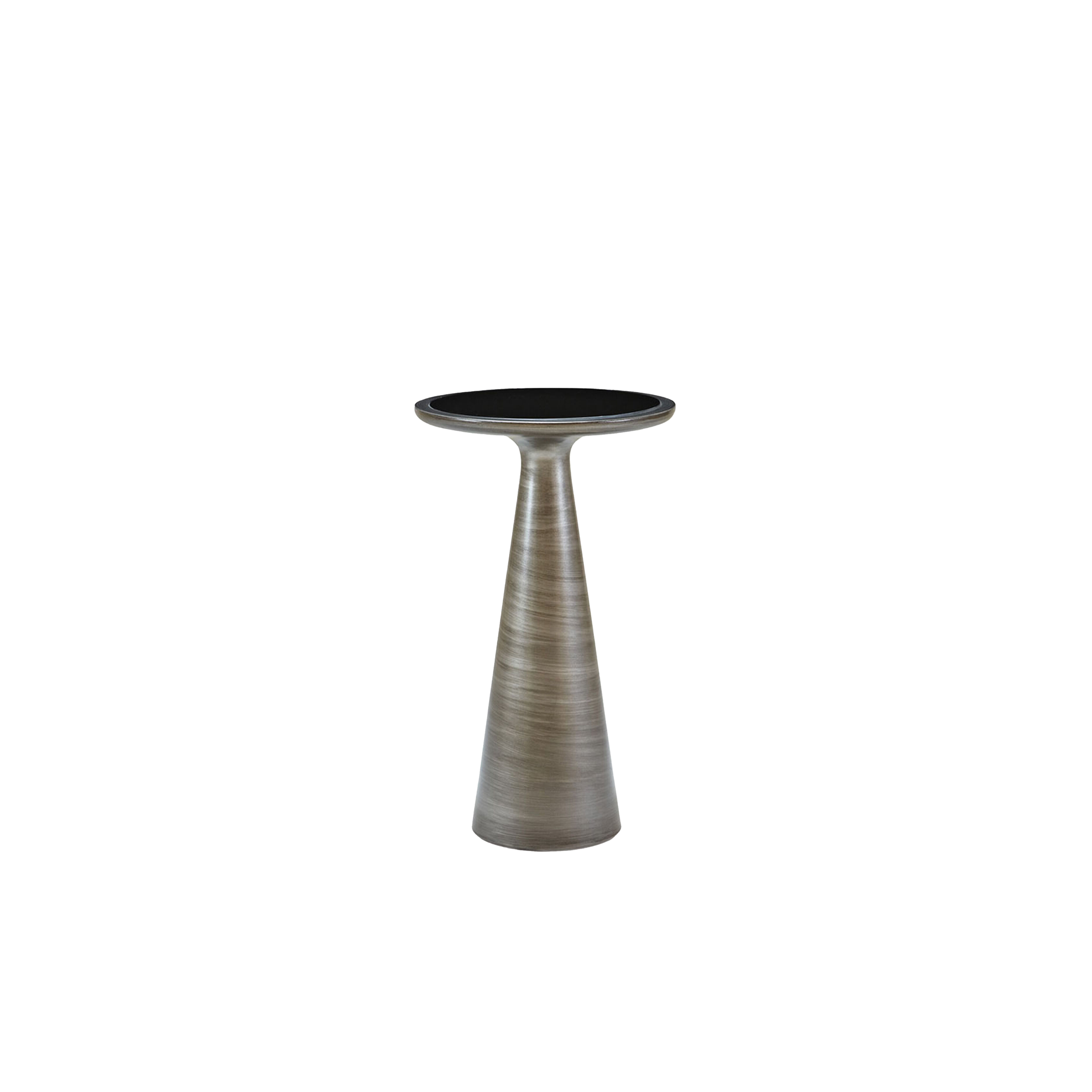 Simply elegant, the Taper Pull Up Table is a chic sculptural centerpiece.