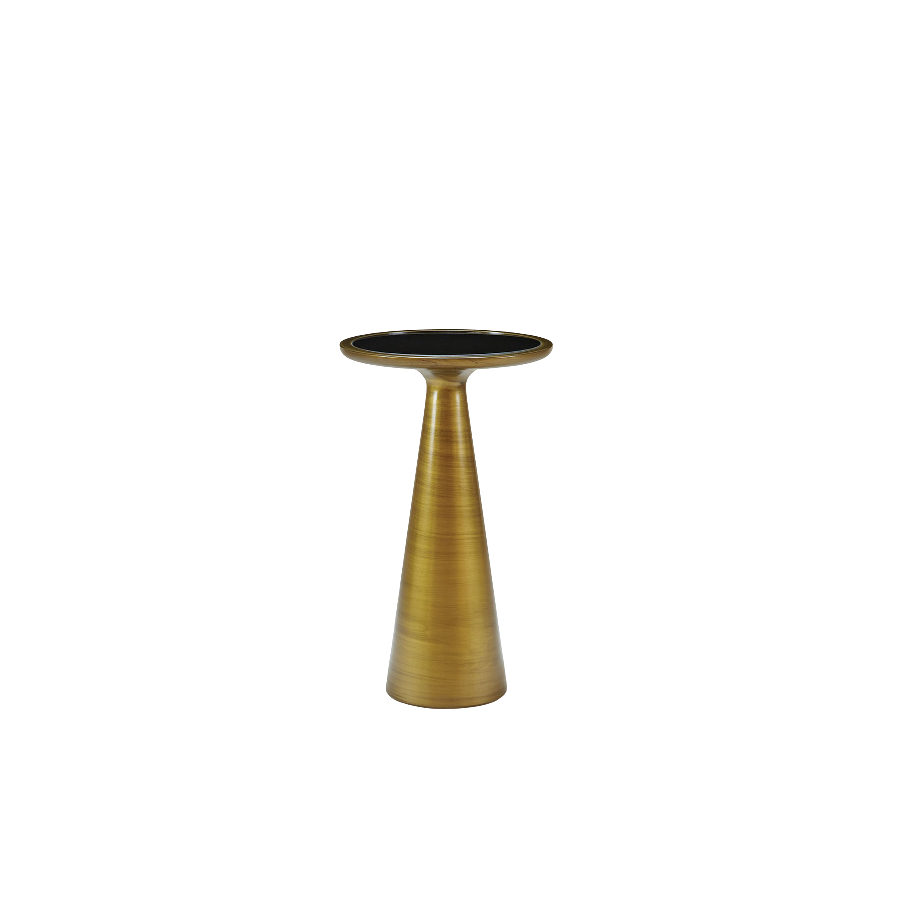 Simply elegant, the Taper Pull Up Table is a chic sculptural centerpiece.