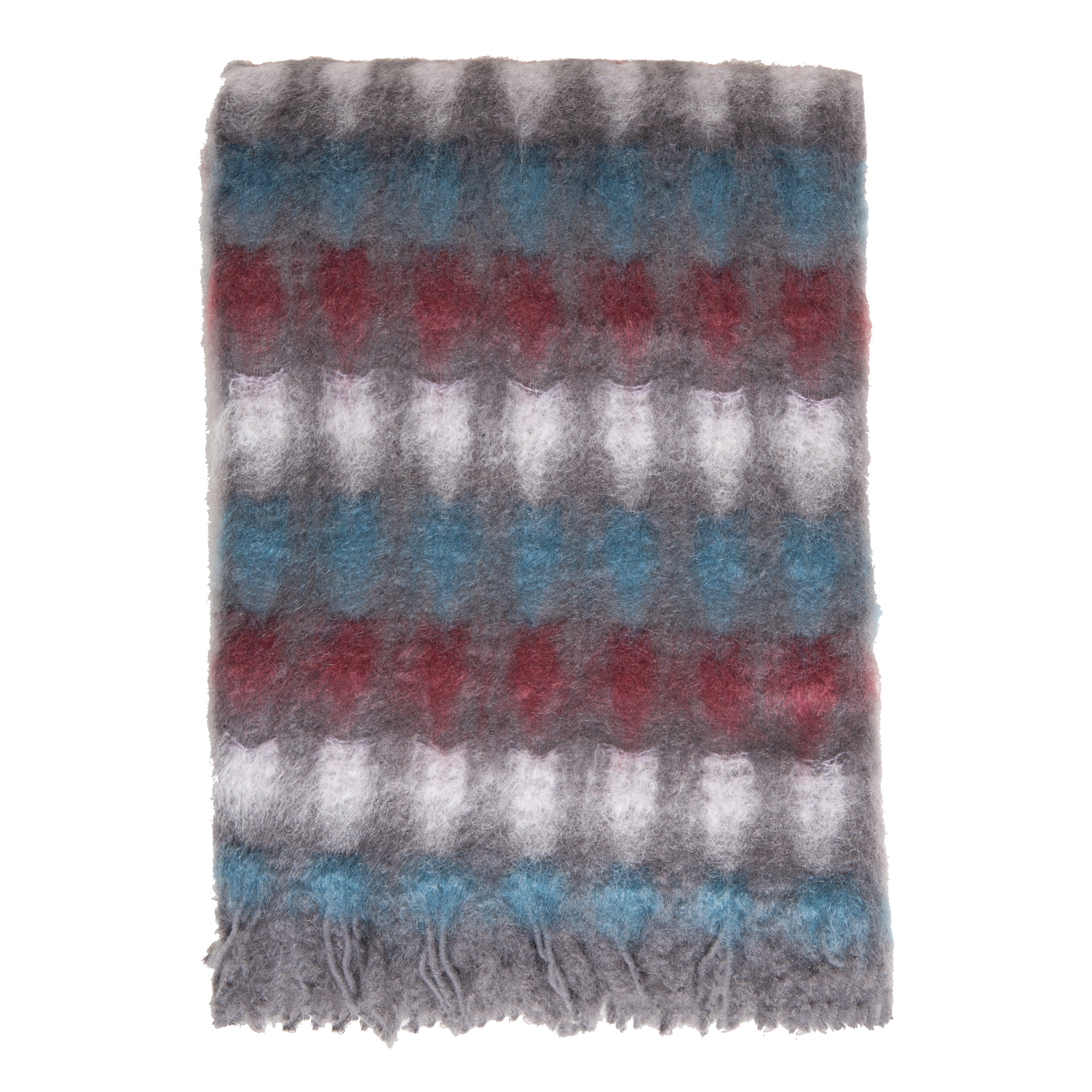 Combining two luxurious specialty yarns%2C the Merino%2FMohair Throw is the perfect blend of merino wool and mohair which provides exceptional softness and warmth while being lighter t