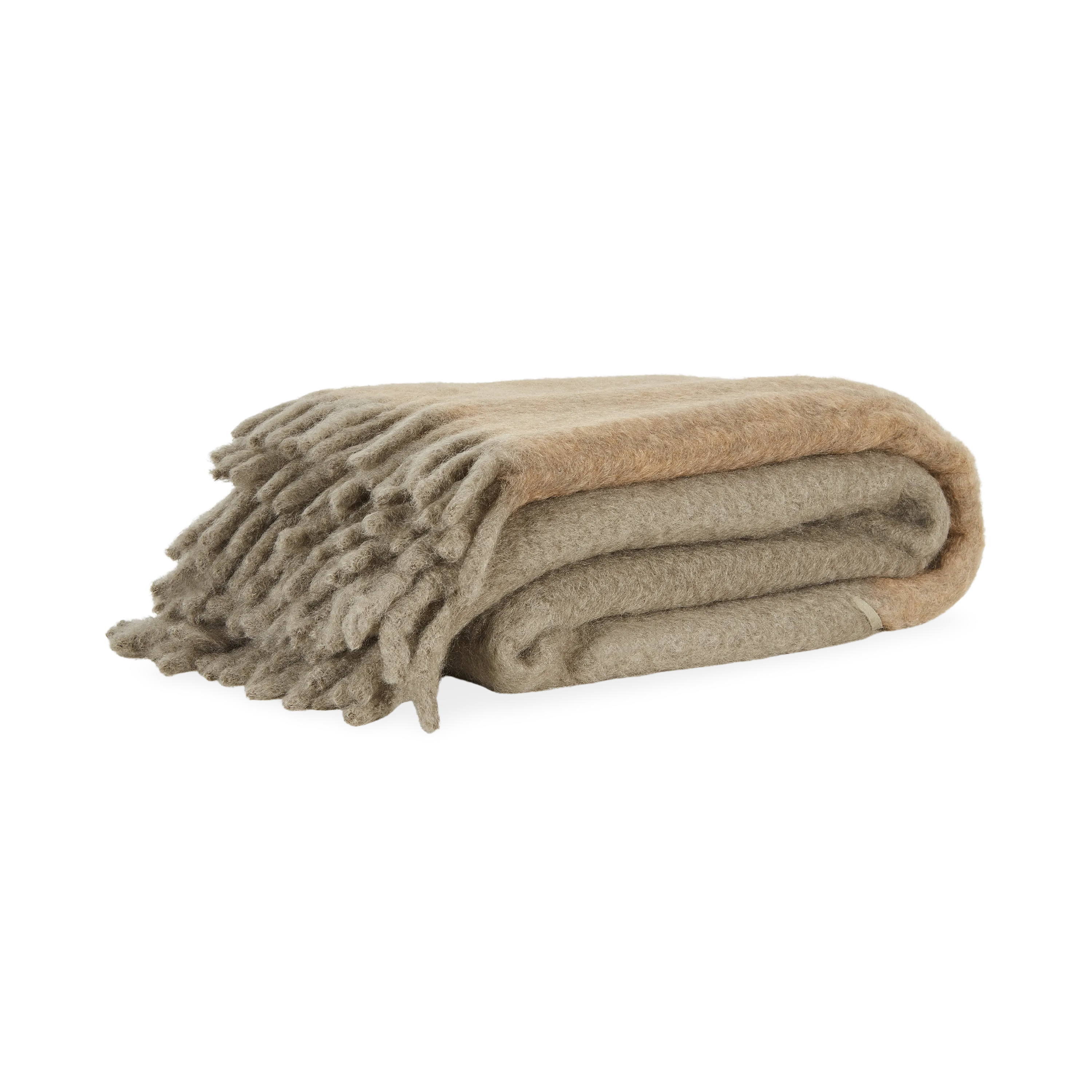 Stitched Mohair Throw