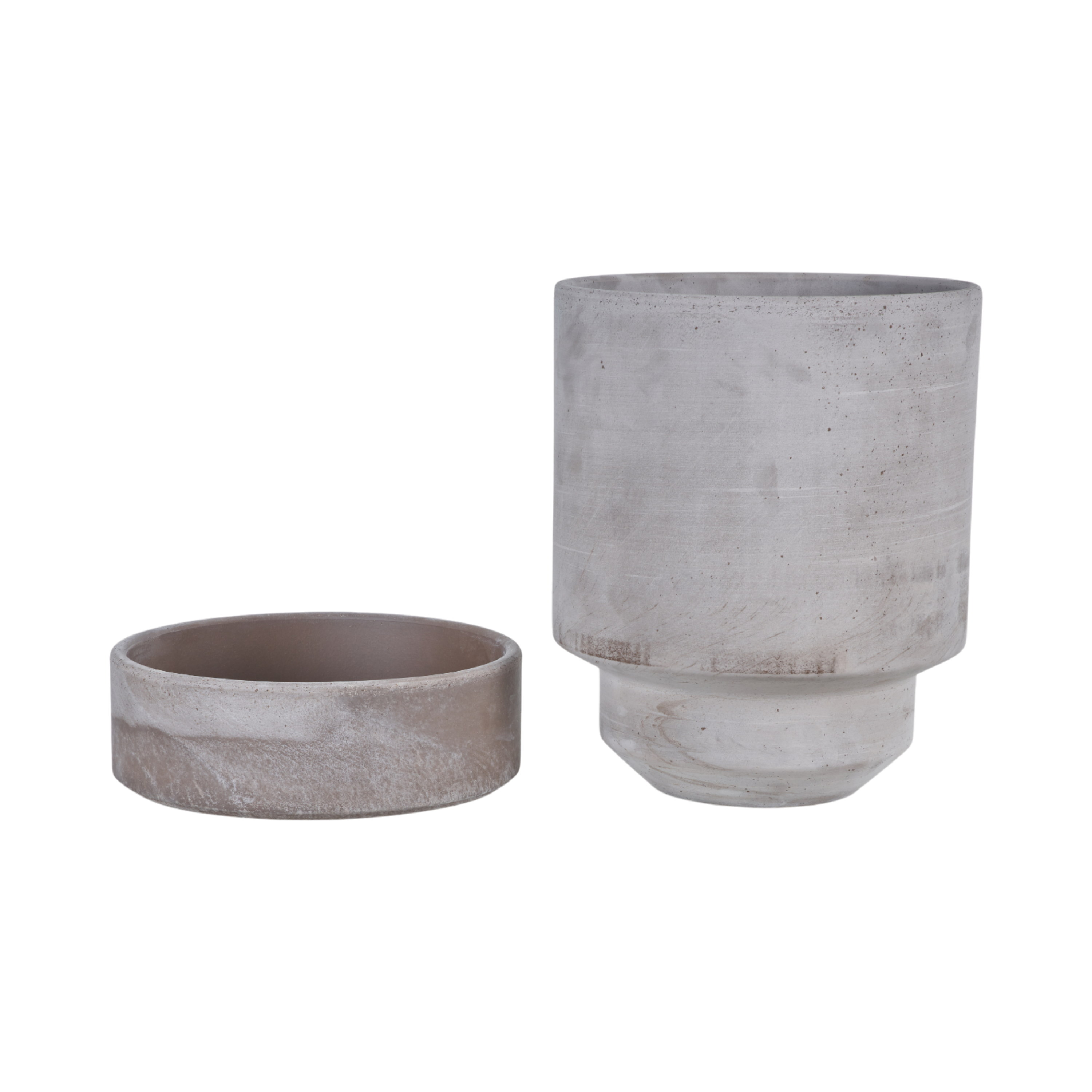 Hoff Mix Pot/Saucer