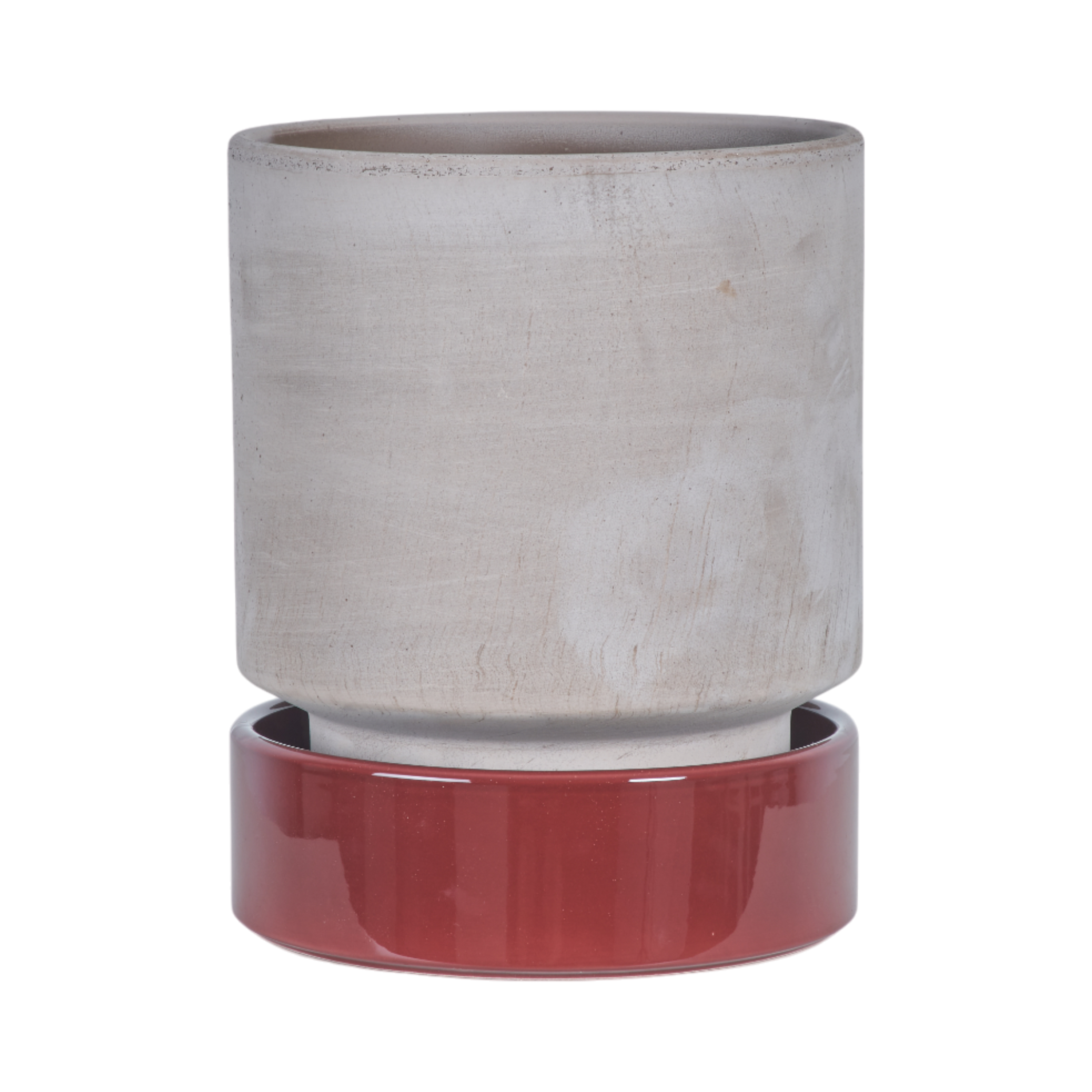 Hoff Mix Pot/Saucer
