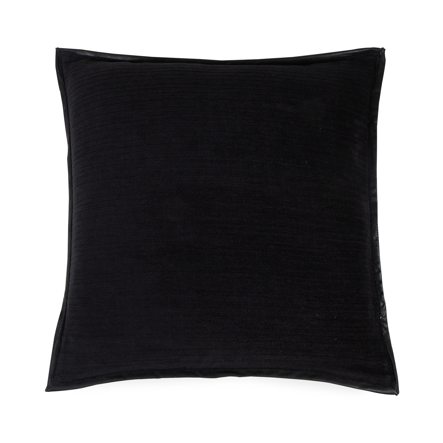 Leather Border Pillow