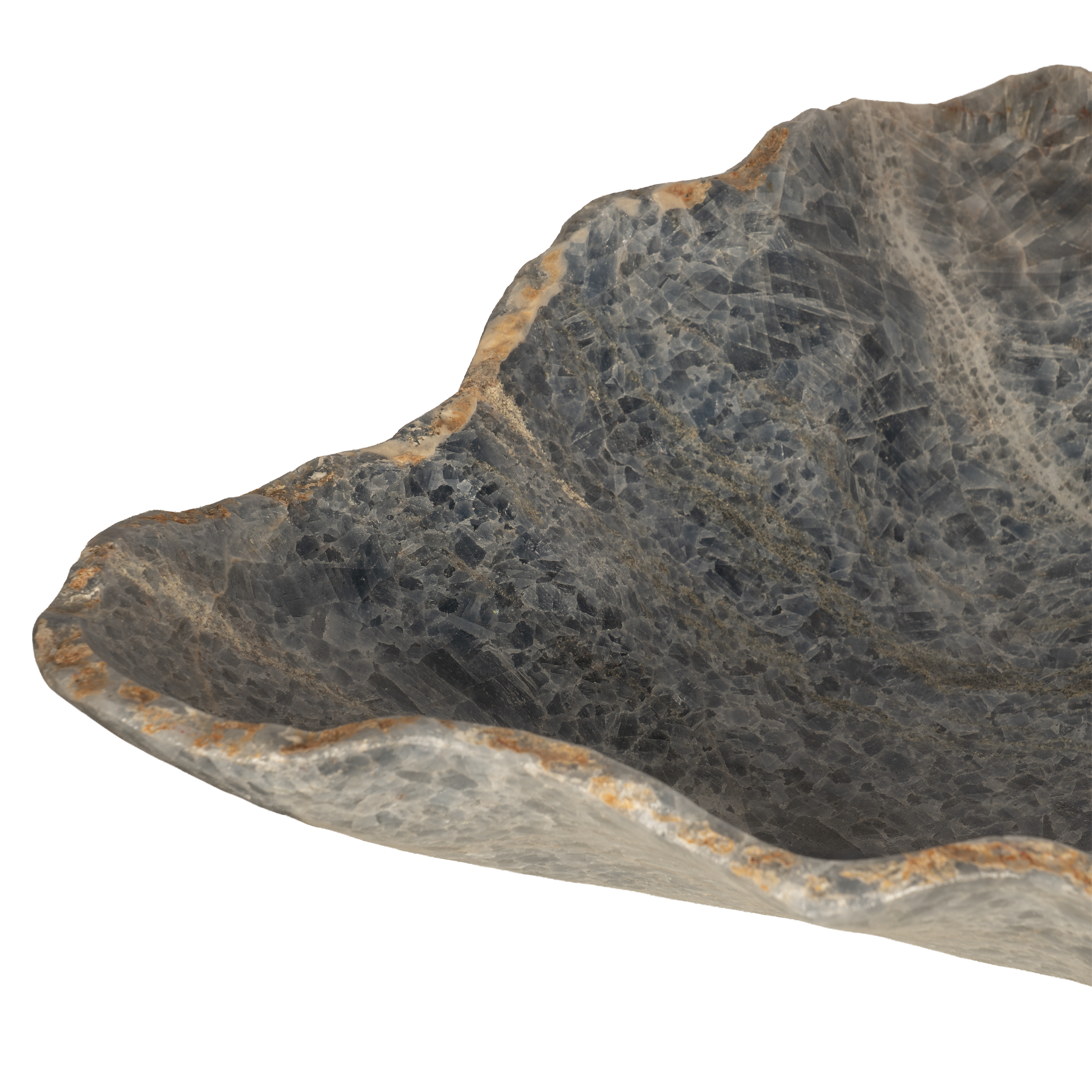 Blue Calcite Freeform Bowl