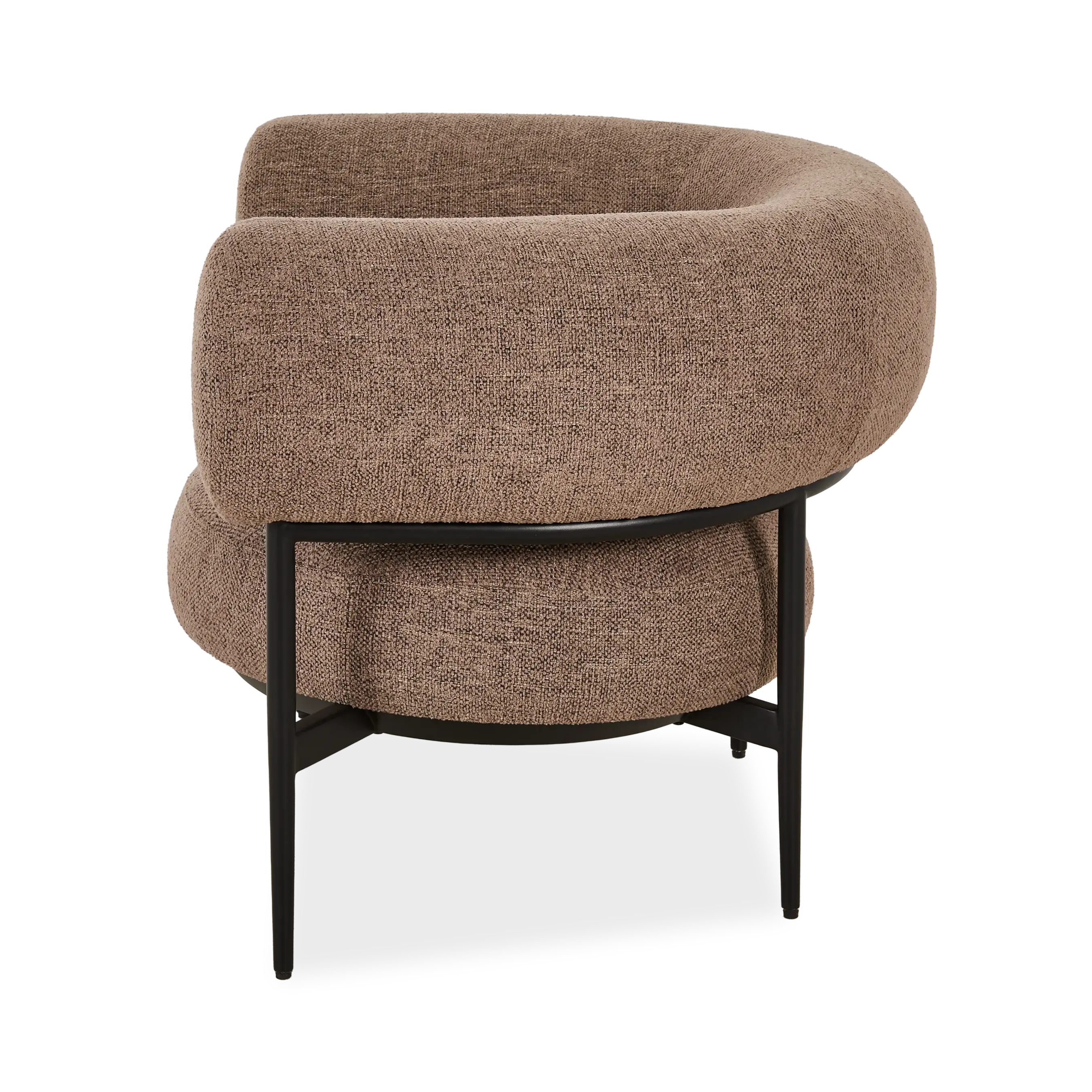 Preston Lounge Chair Umber