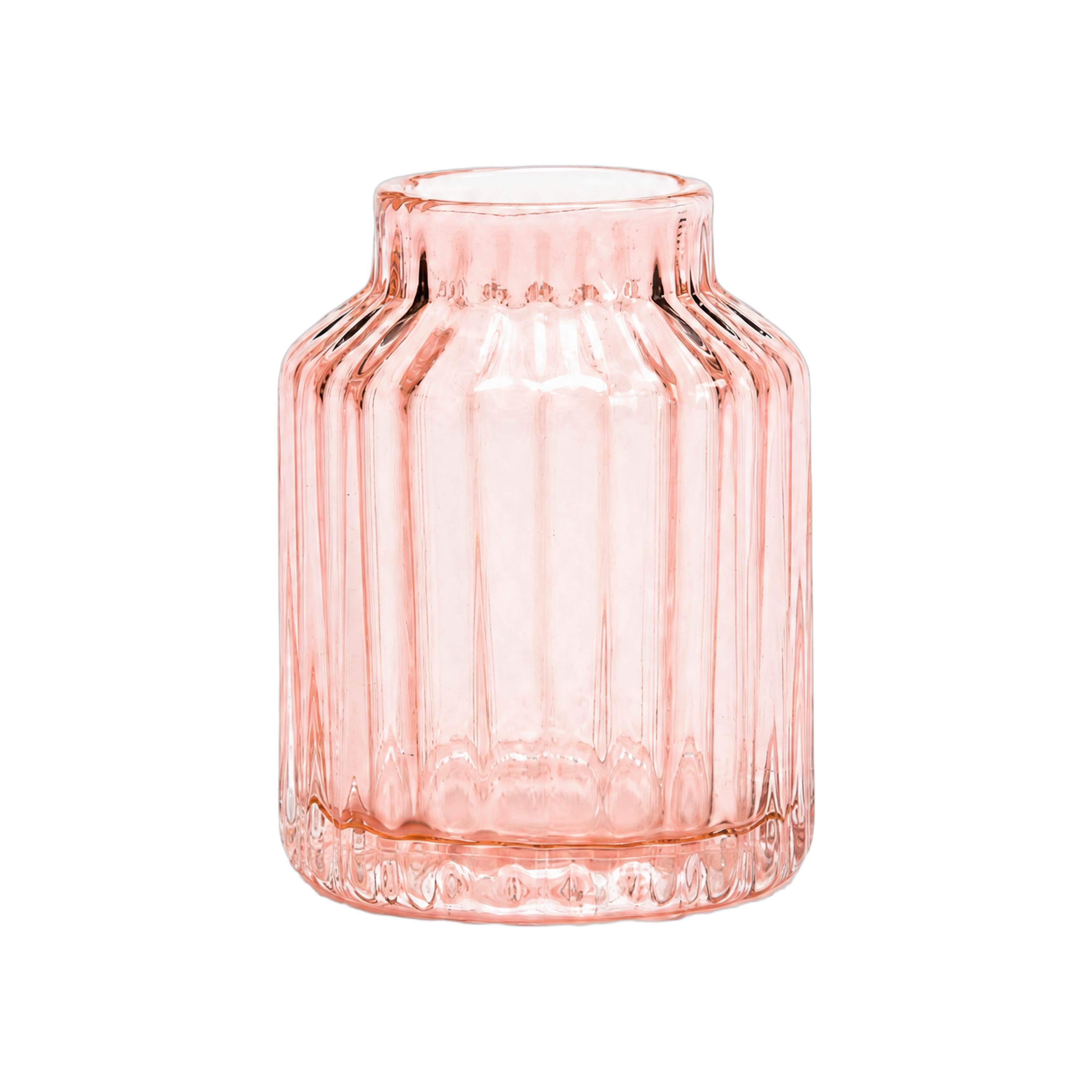 Celia Glass Vase/T-Light Rose
