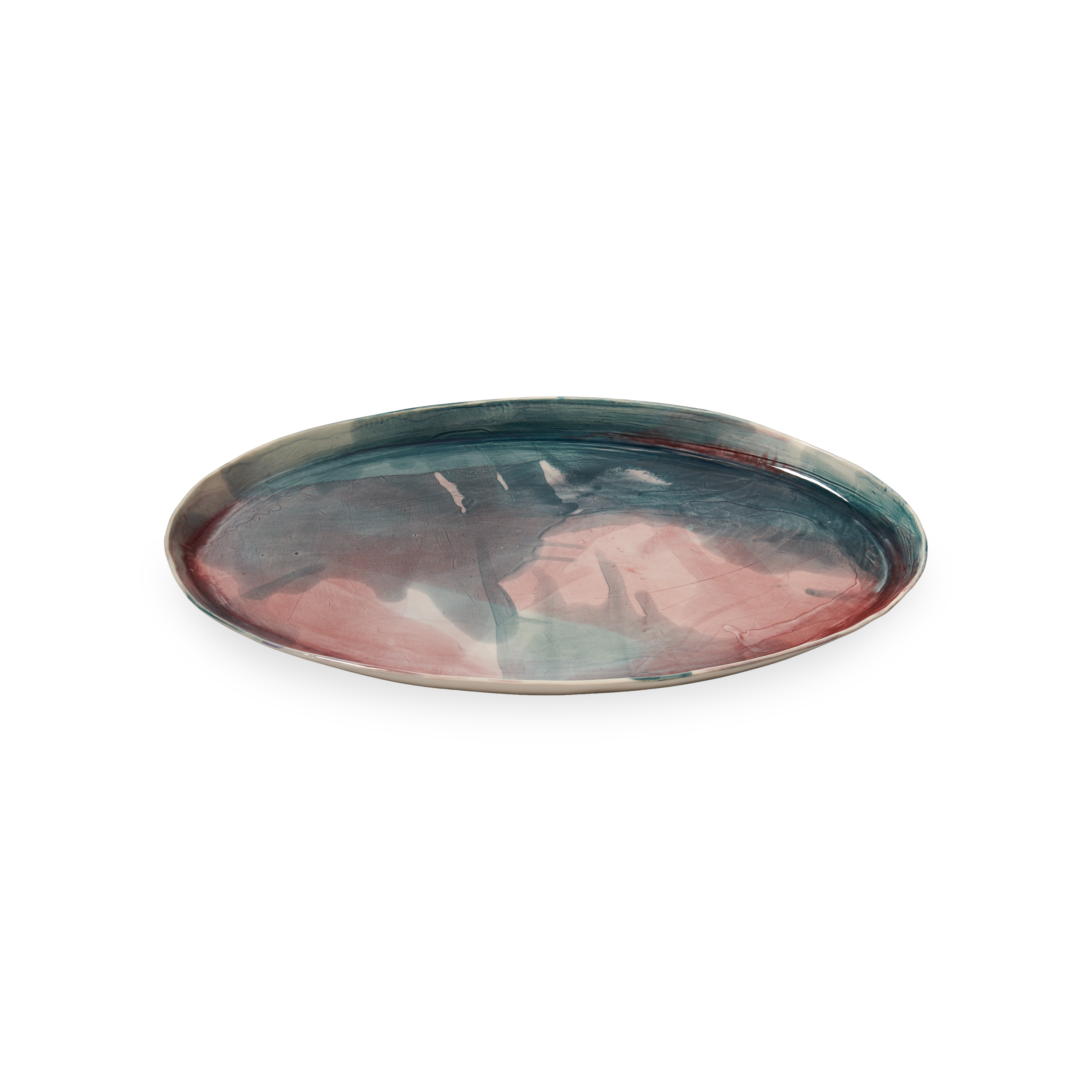 Aquarello Oval Platter