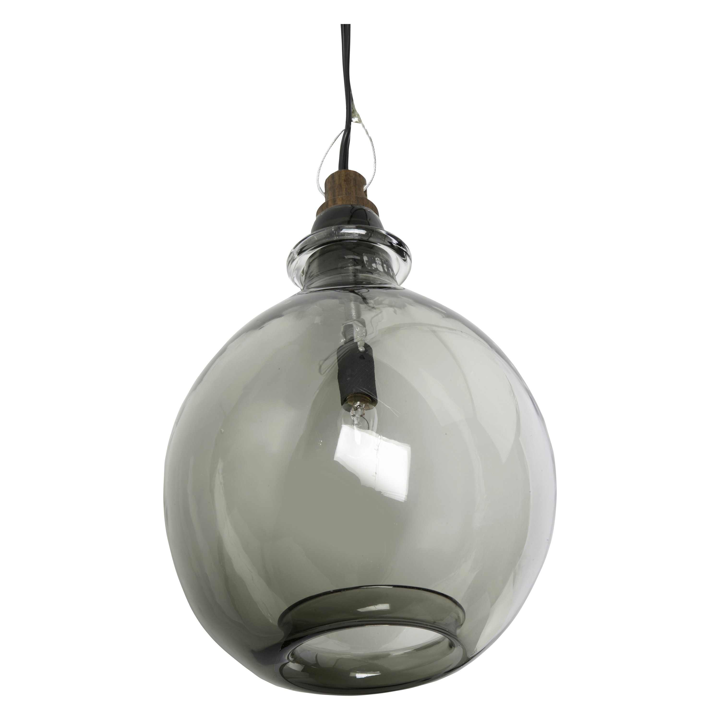Glass Jug Pendant Smoke