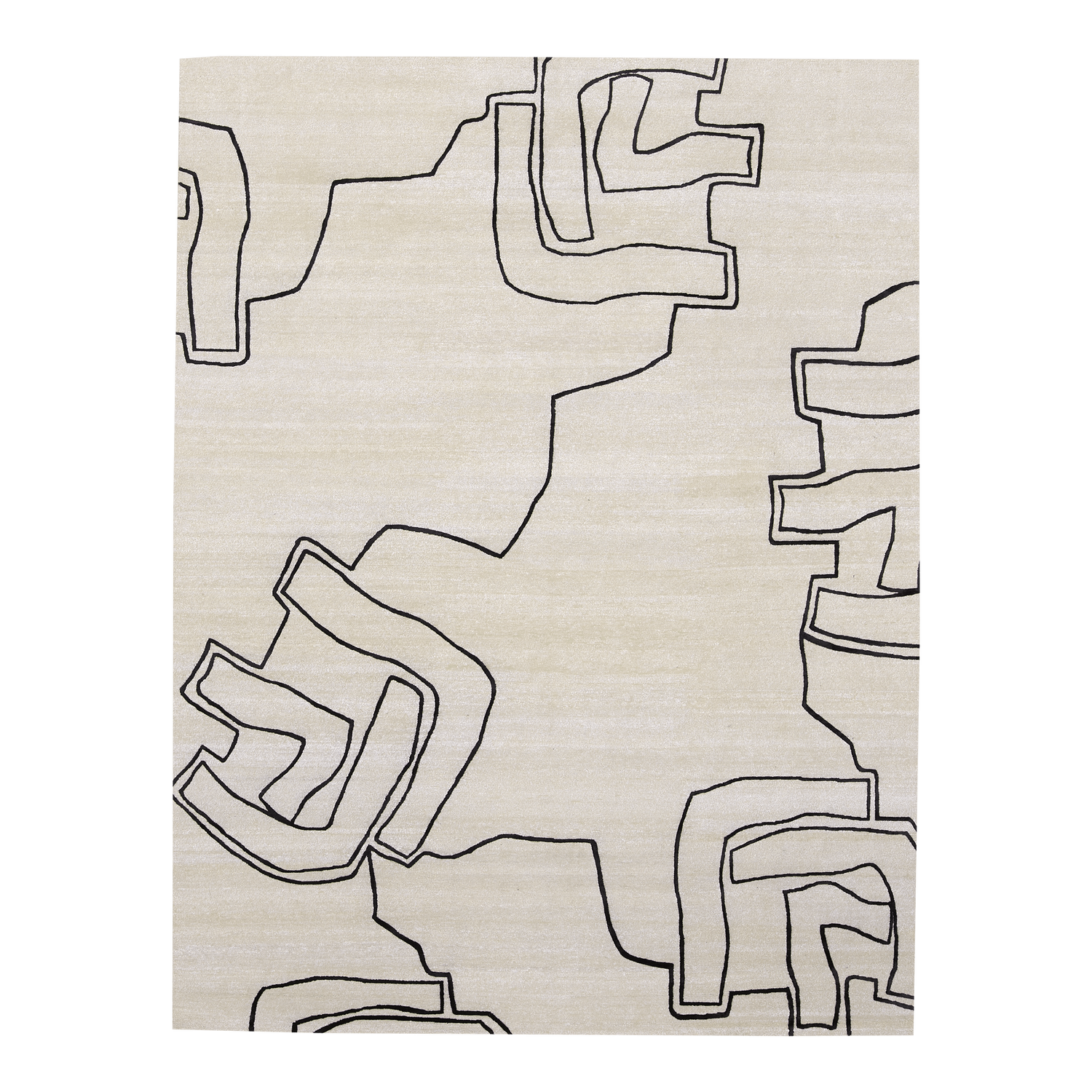 Inspired by works of Spanish Modernist sculpture%2C the Spanish Sculpture Collection explores geometric and abstract forms within the constructs of a rug.