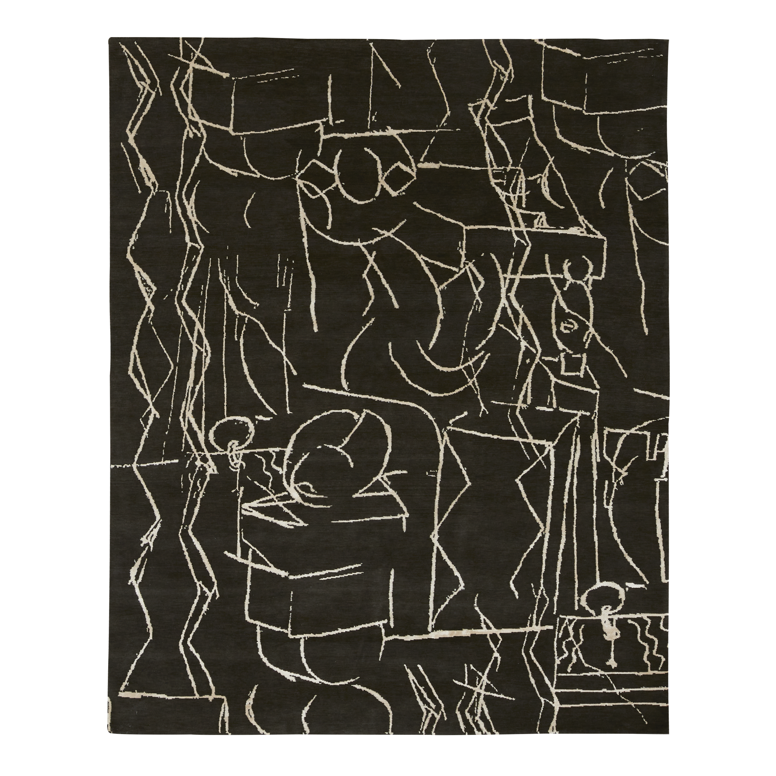 Pauline Charcoal/Ivory