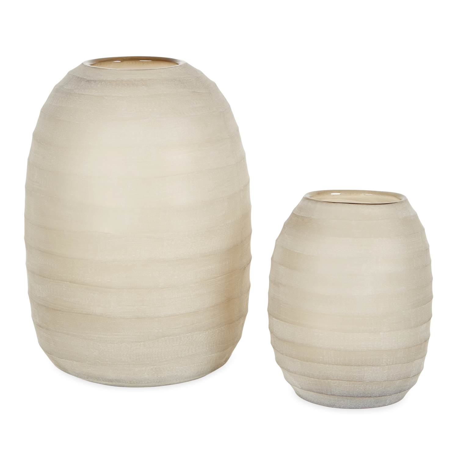 Carved Glass Vase