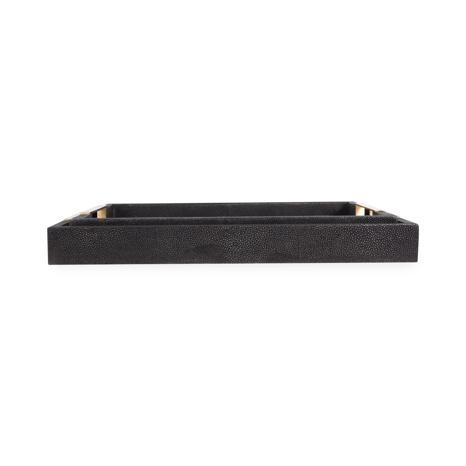 Faux Shagreen Tray