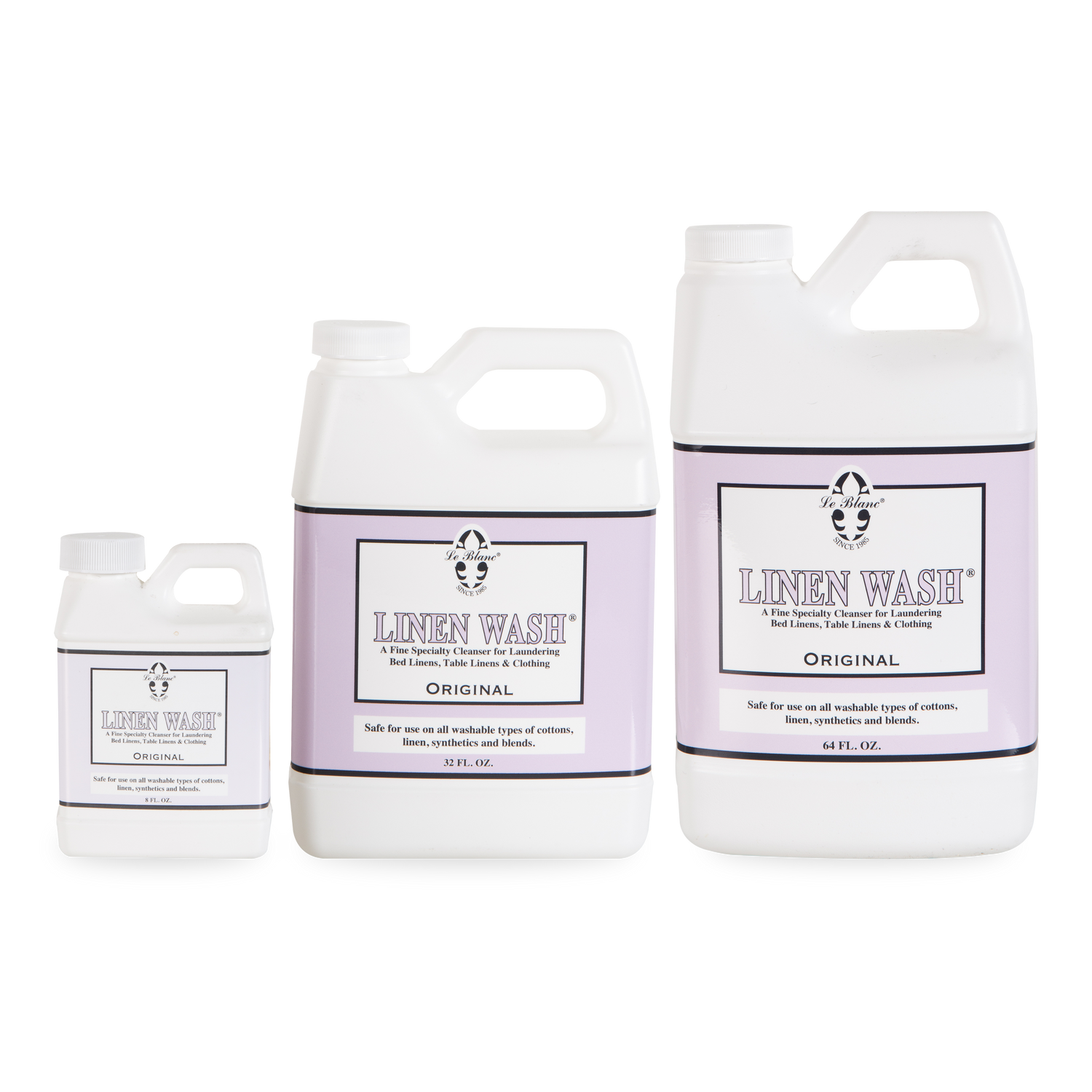 Le Blanc Linen Wash Original has a floral and fresh fragrance.