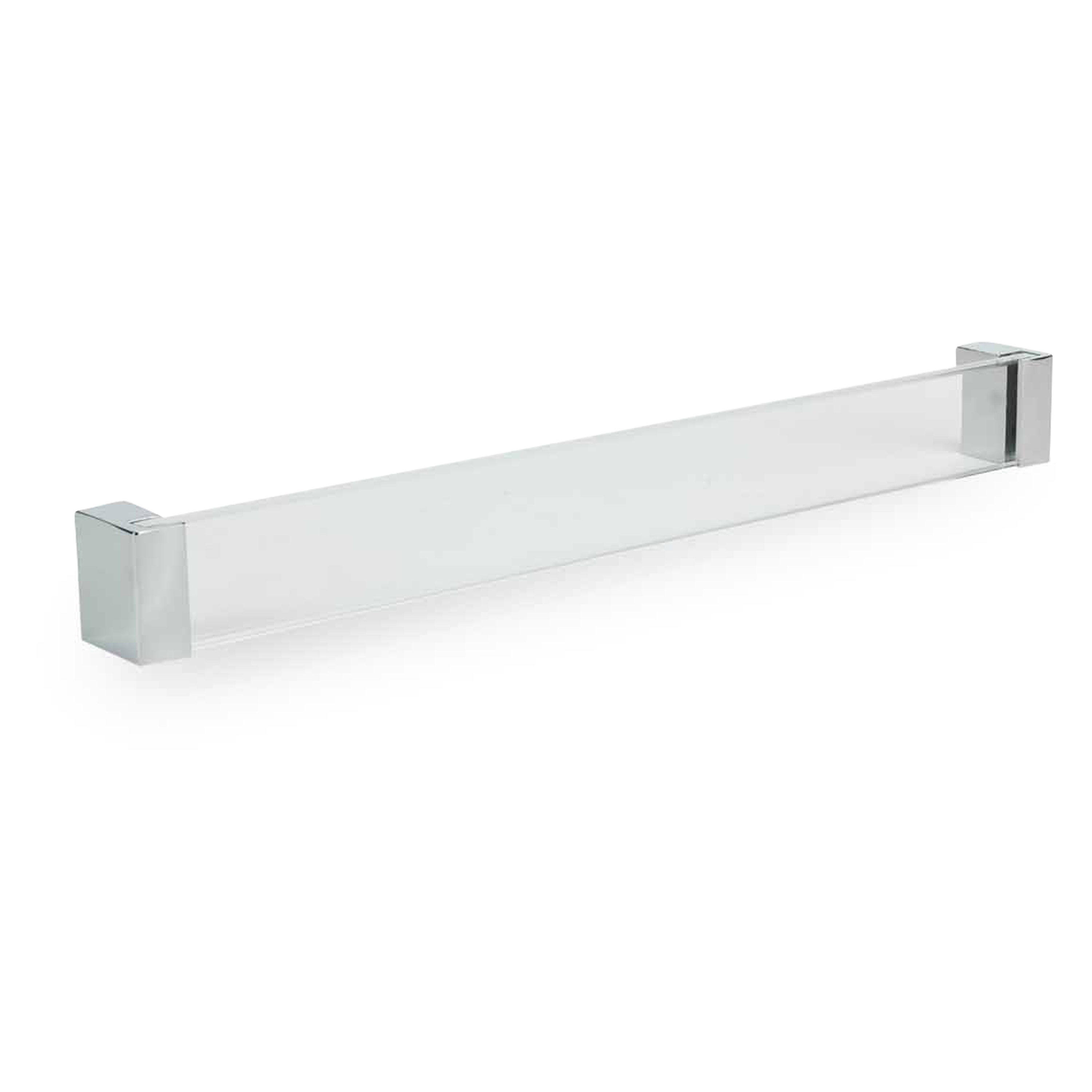 The Aeorlin Pull features a modern look, made of acrylic with chrome accents.