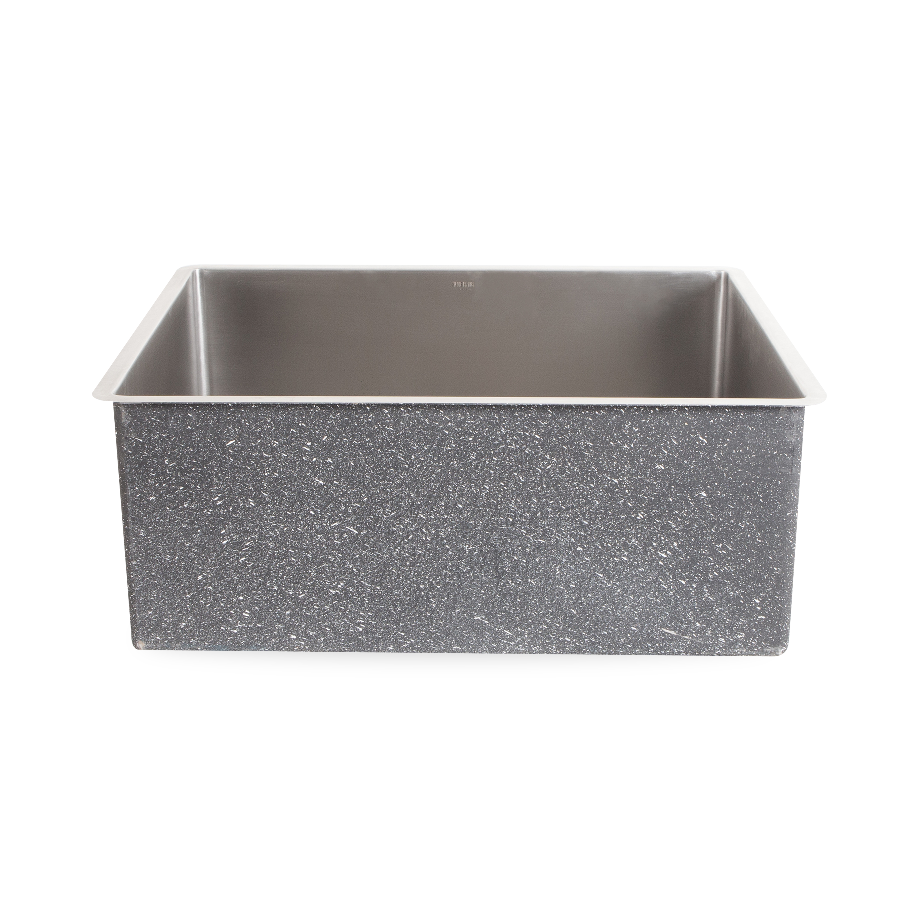 The Undermount sink is made of beautiful stainless steel featuring a single drain.
