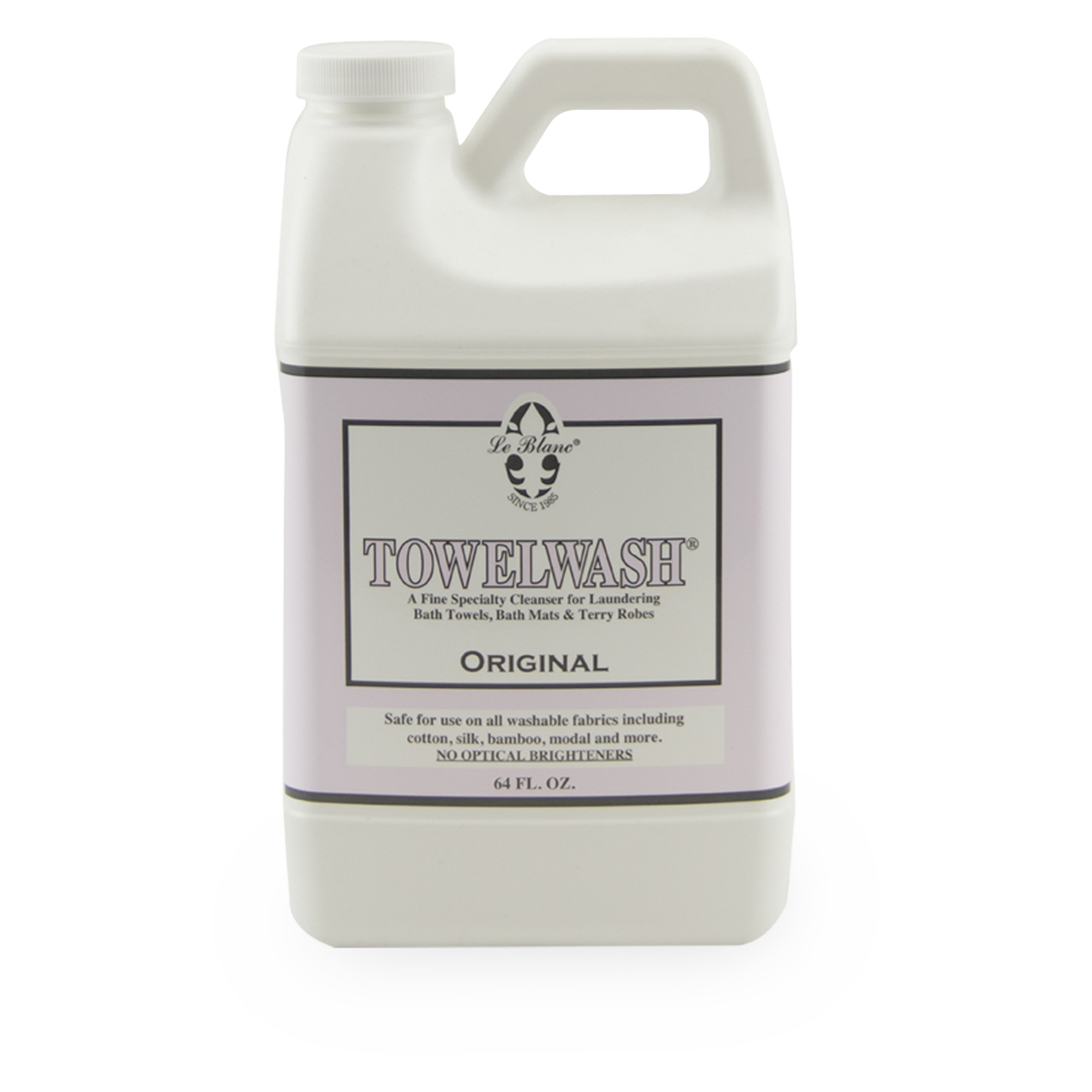 Original towel wash is safe for use on all washable fabrics including cotton, silk, bamboo, modal, and more.