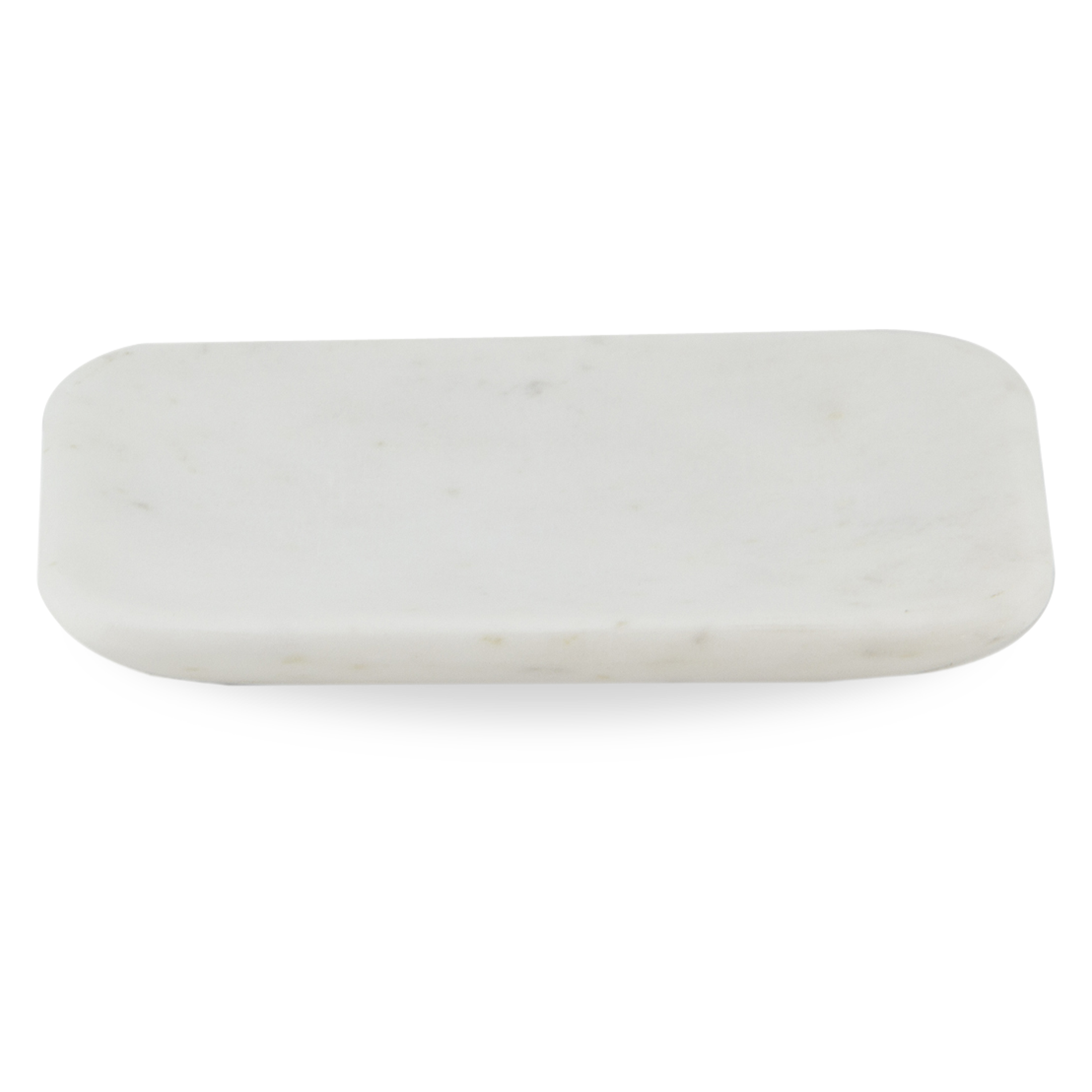 Beautifully handcrafted in India by skilled artisans, this soap dish is made from white marble with natural purple and grey veins.