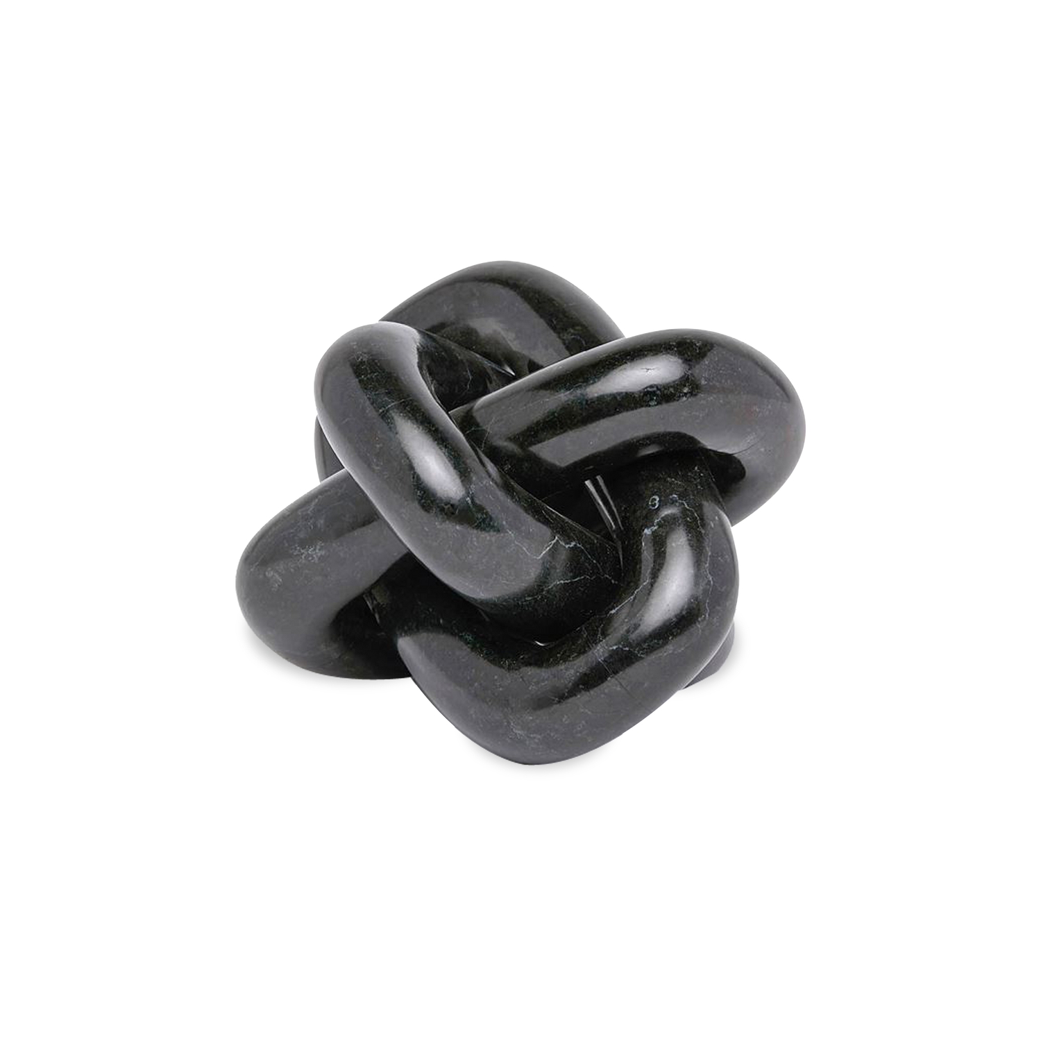 Inspired by Celtic knots%2C this three-link sculpture can add symbolism and style to a bookshelf%2C coffee table%2C mantle%2C or more.
