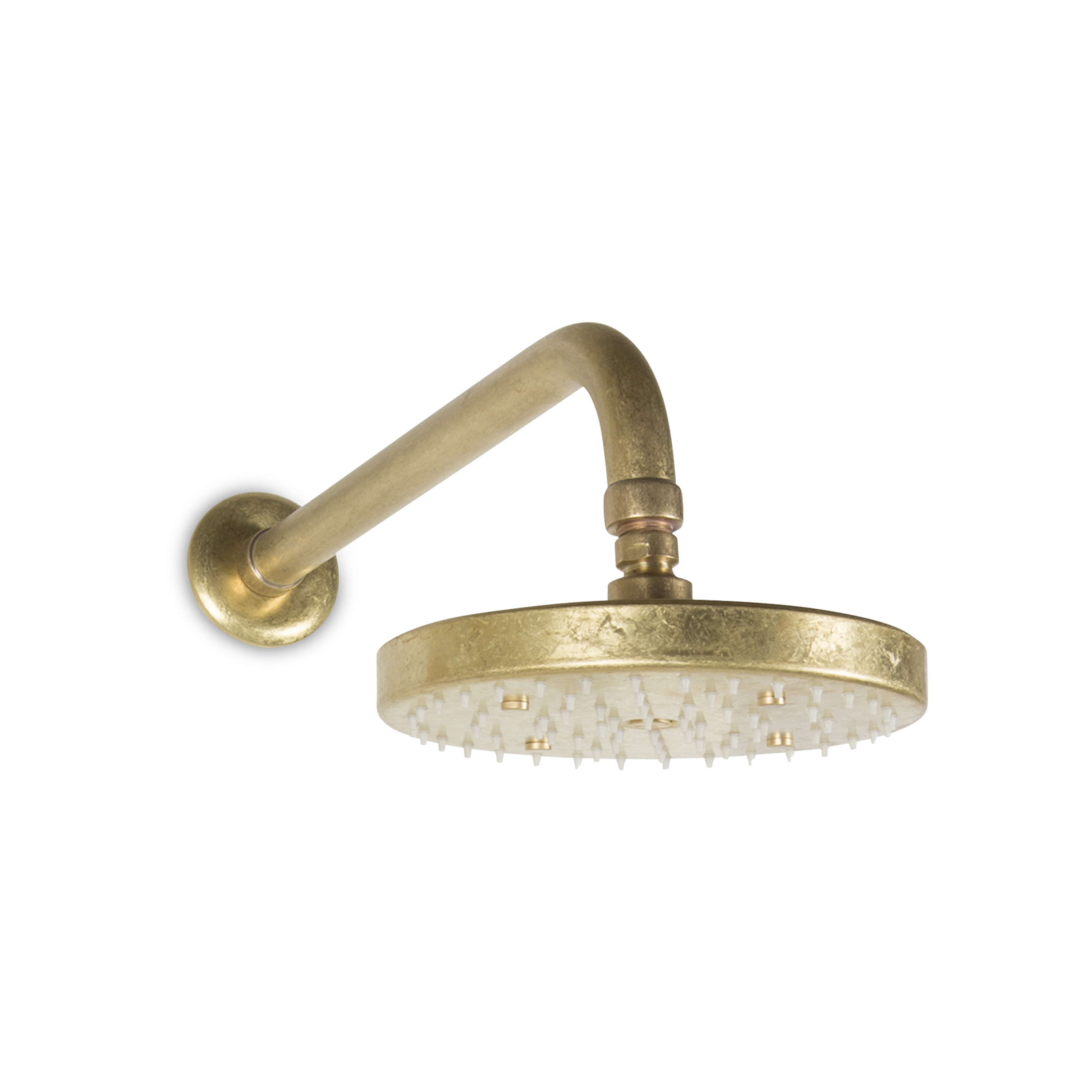 The Avenue 8" Shower head and arm channels an industrial spirit coupled with clean lines and classic details.