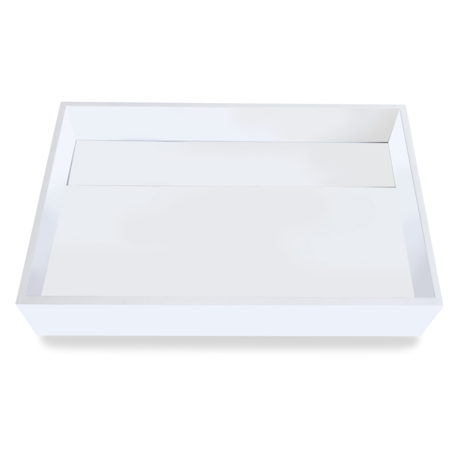 A beautifully contemporary freestanding basin without overflow.