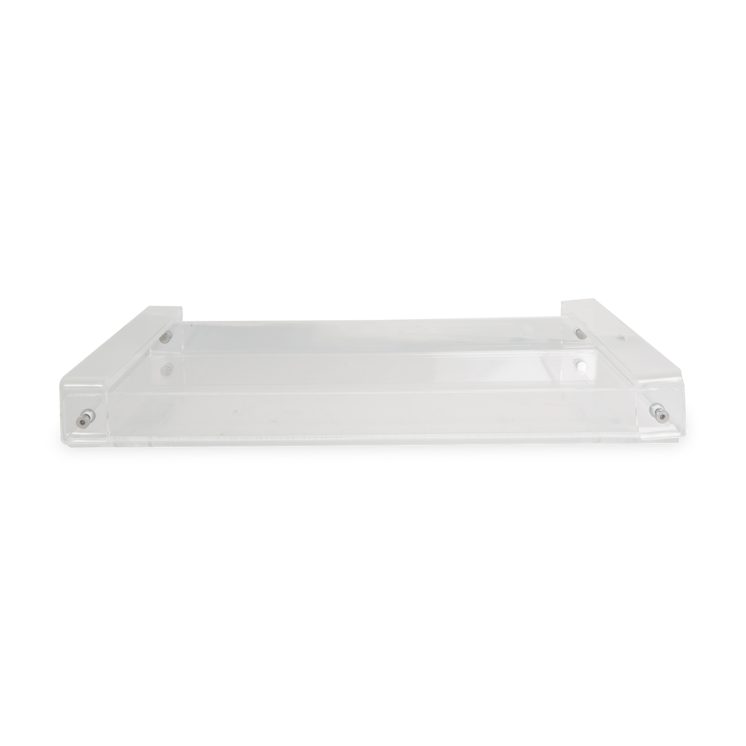 The Louis Acrylic Tray features clear handles and clear acrylic giving this tray a home on any large coffee table.