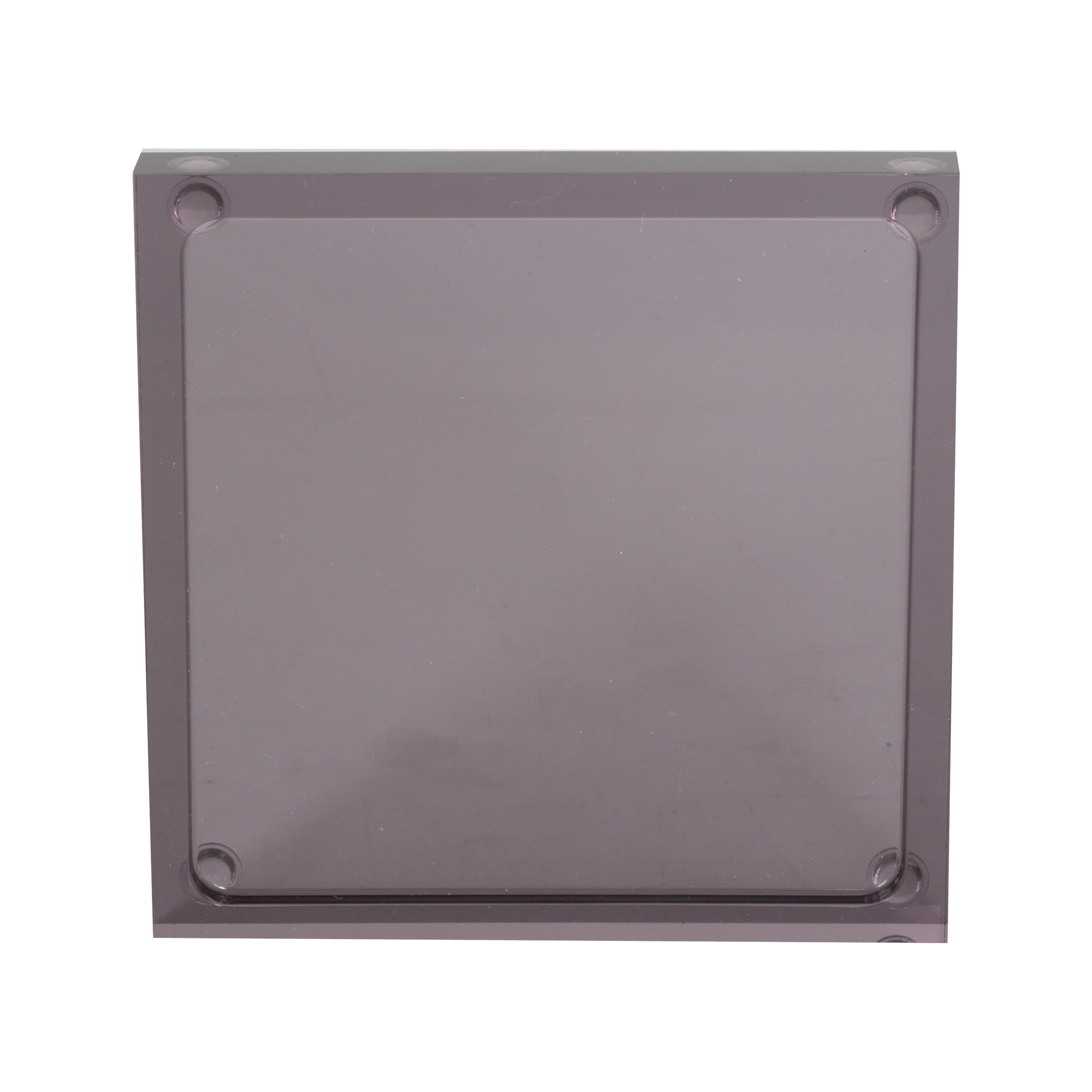These acrylic coasters in a black finish offer a sleek way to protect your tabletops and keep your drinks in place.
