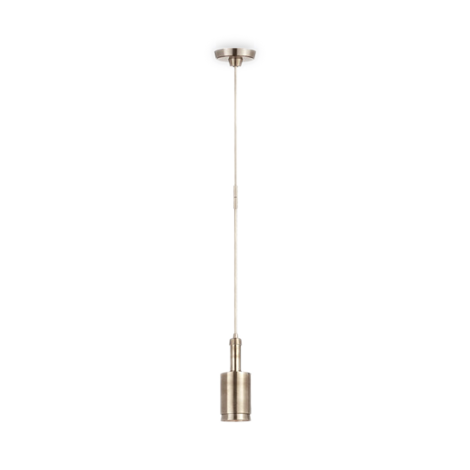 The Anders Small Cylindrical Pendant bridges traditional and modern styles.