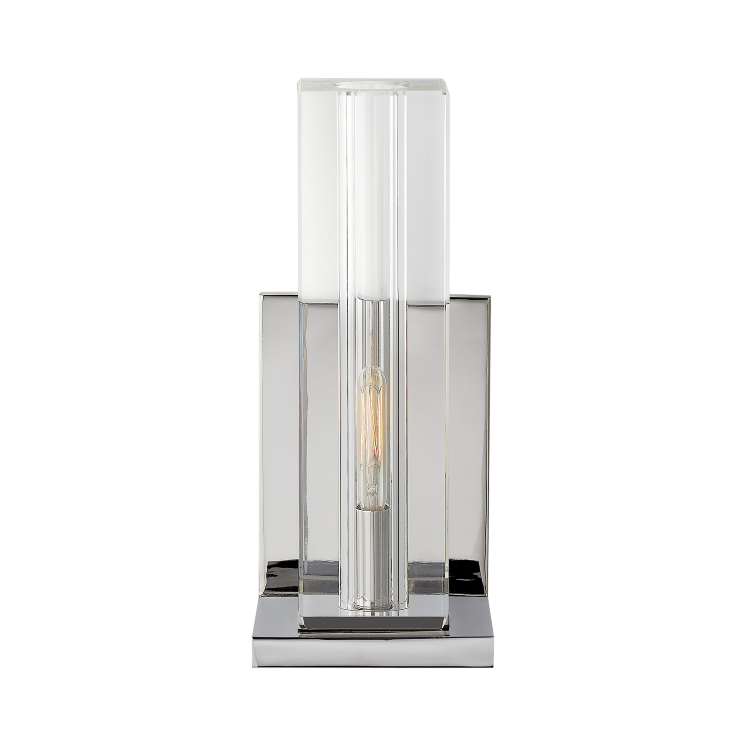 The Ambar Tall Wall Light bridges elegance and function%2C with a modern edge.