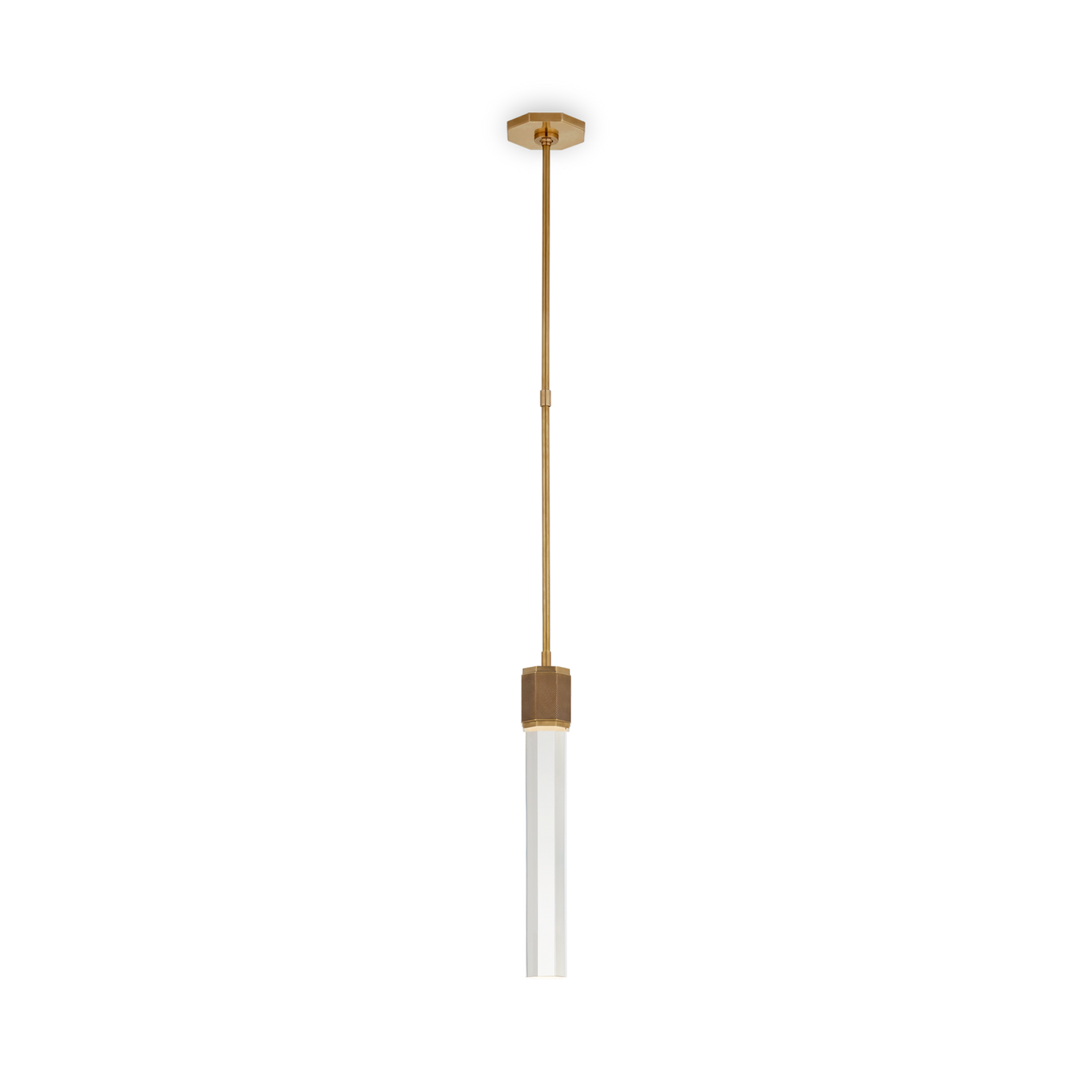 The Fascio Single Pendant was designed in a luxurious%2C yet contemporary style.