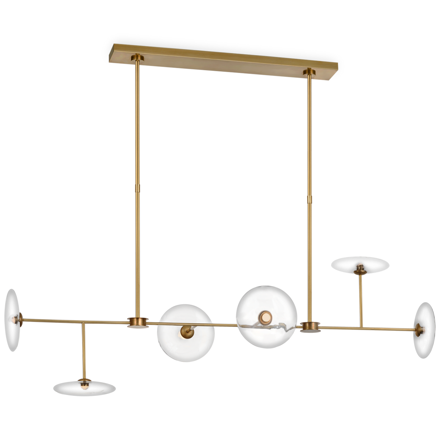 The Calvino Large Chandelier bridges elegance and function%2C with a modern edge.