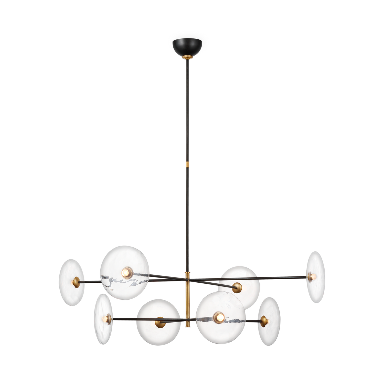 The Calvino XL Chandelier bridges elegance and function%2C with a modern edge.