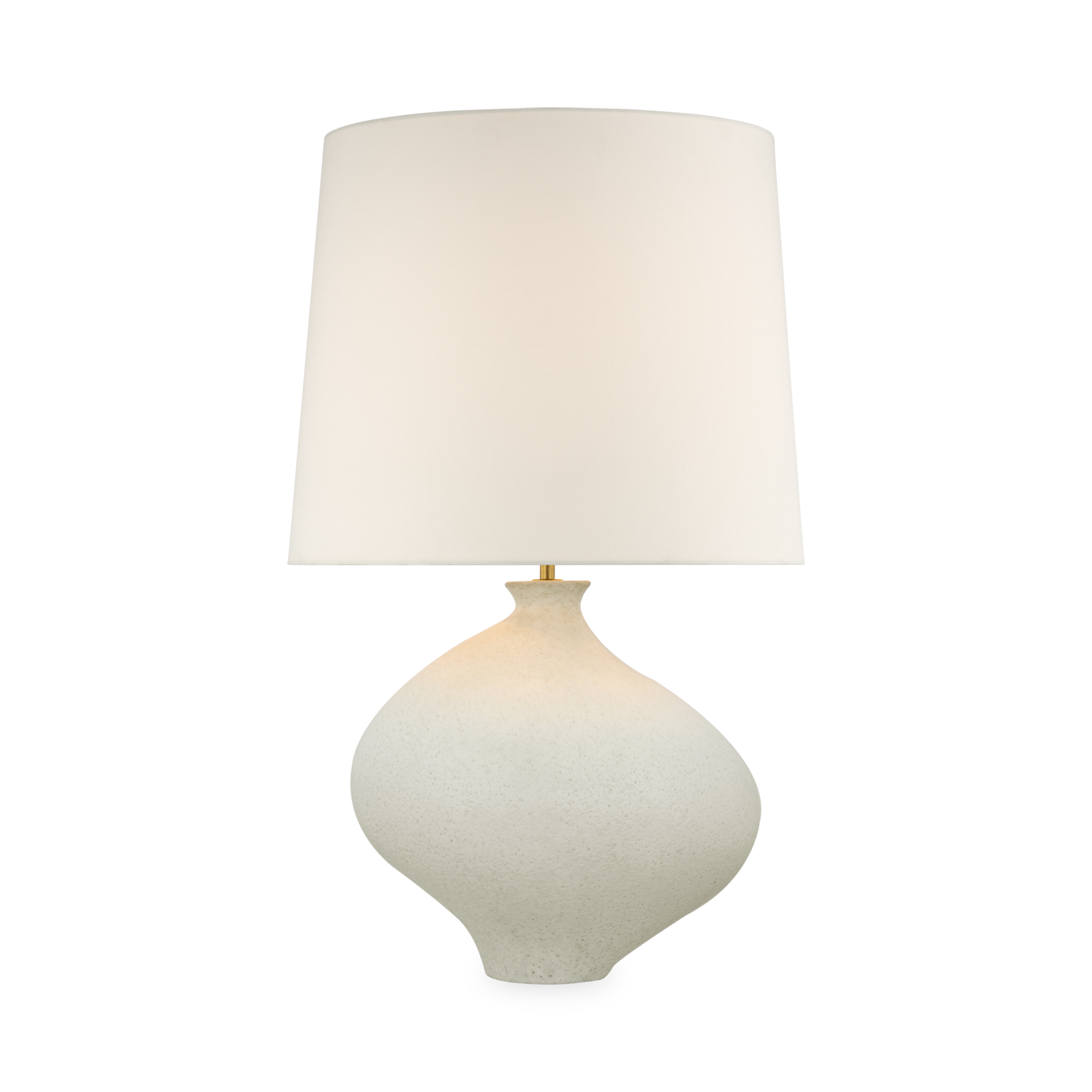 The Celia Large Left Table Lamp is inspired by old-world glamour and European midcentury design.