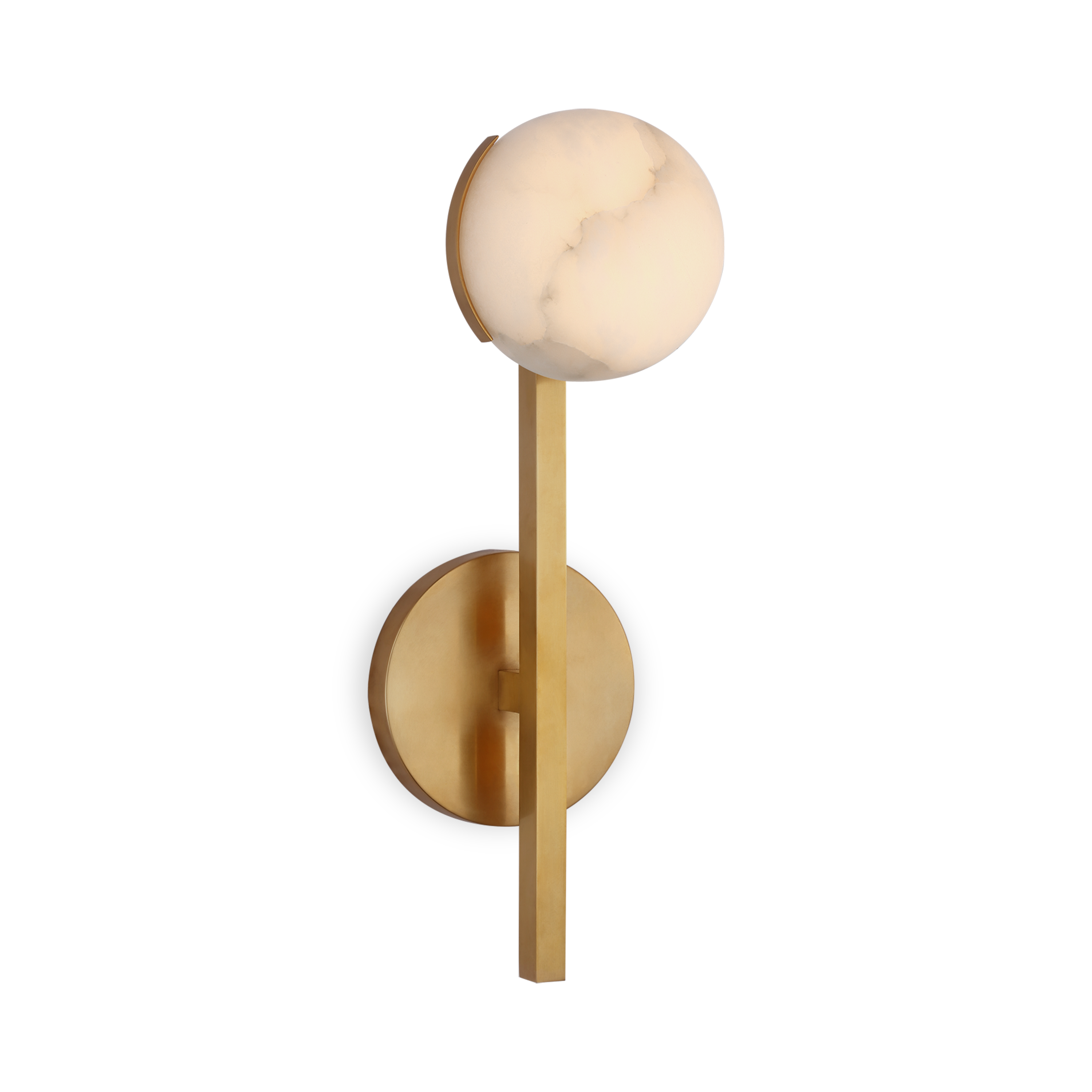 The Pedra Petite Sconce features a distinctive design and soulful vibe.