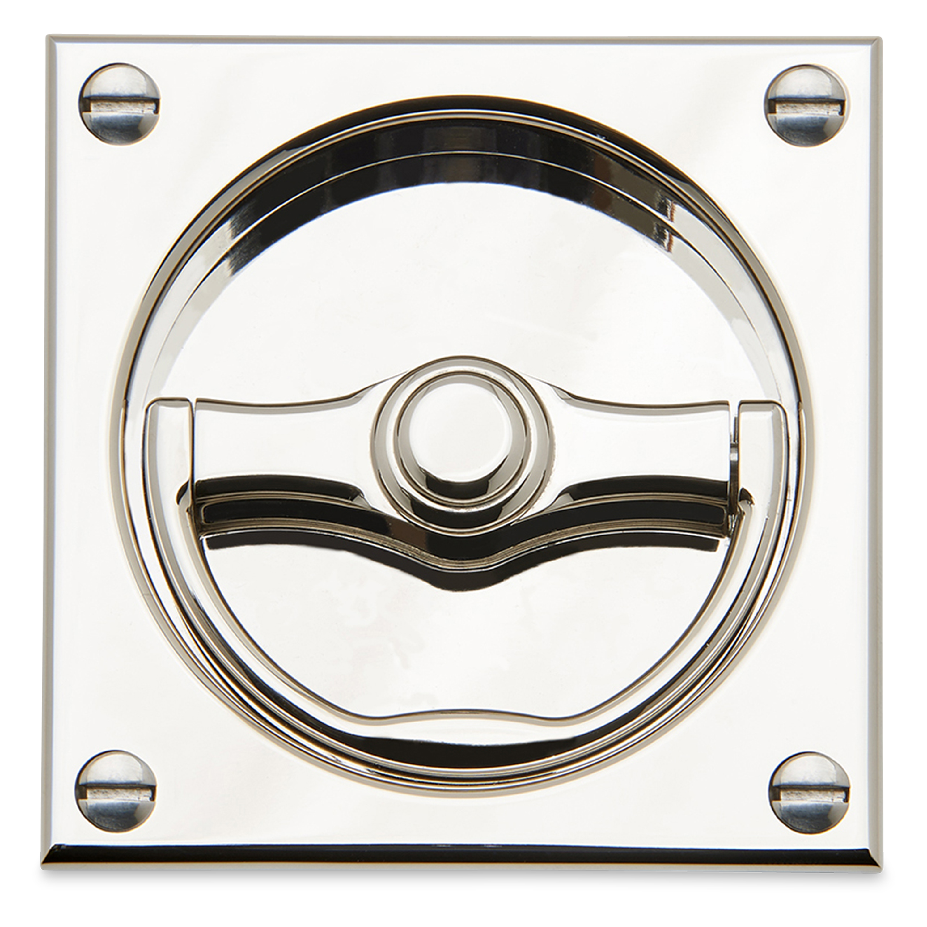 Of nautical influence and finely detailed, the Harwich is inspired by the flush pulls of access panels recessed into the wooden floors of boat cabins.