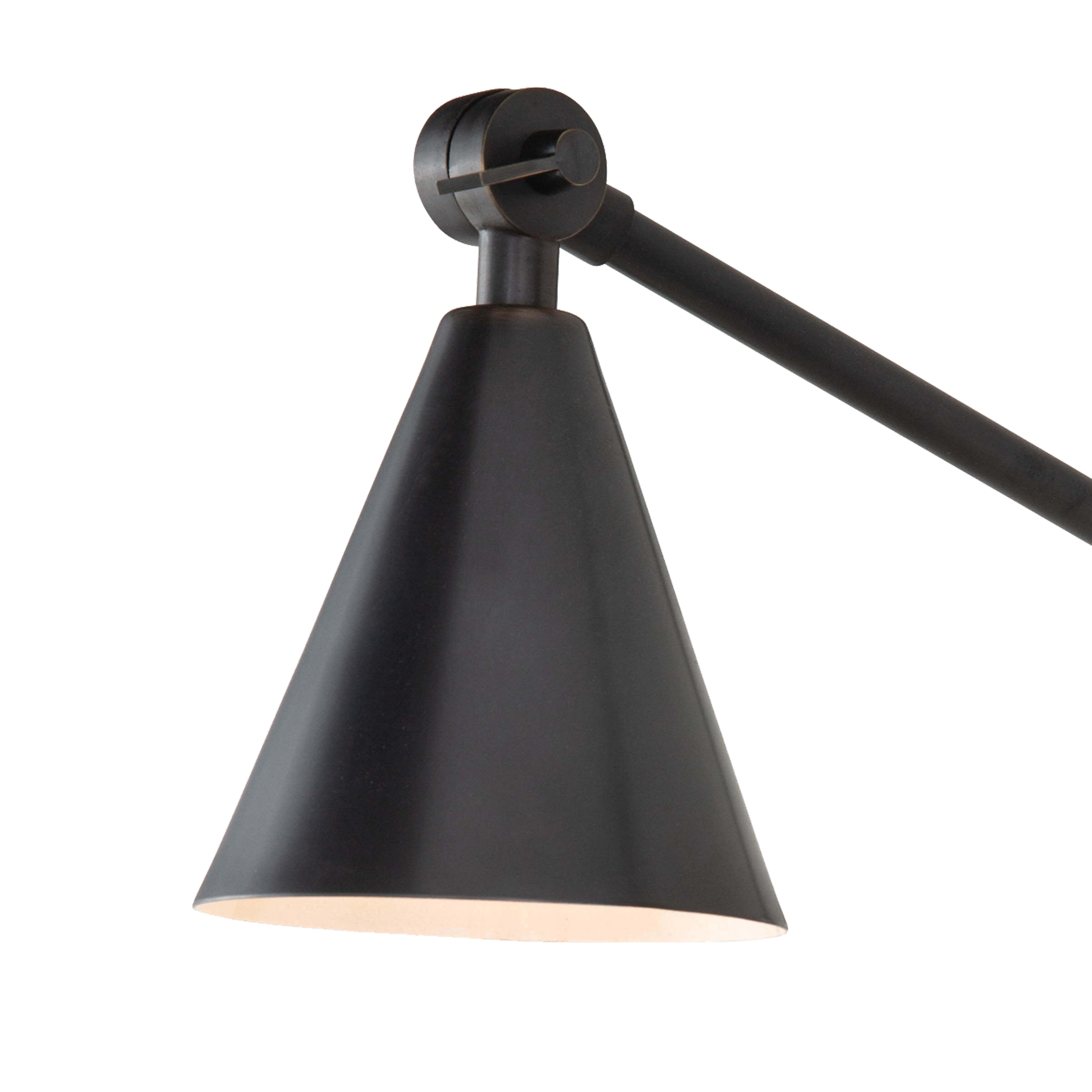 The dual adjustable arms make this a great sconce for bedrooms, kitchens, or a library.