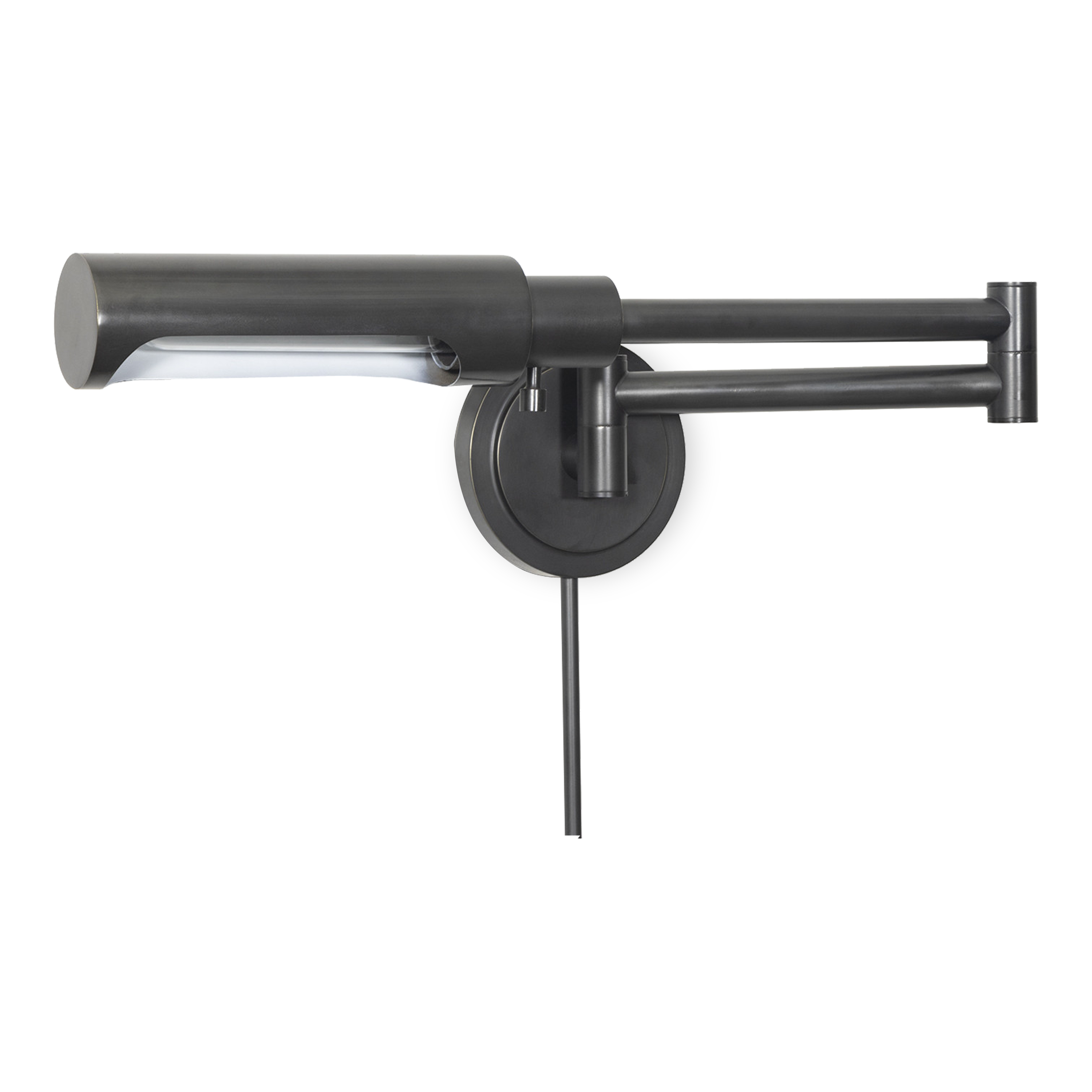 With its multiple pivoting joints and versatile pin-up or hardwire construction, the Noble Swing Arm Sconce is designed for function that does not compromise on style.