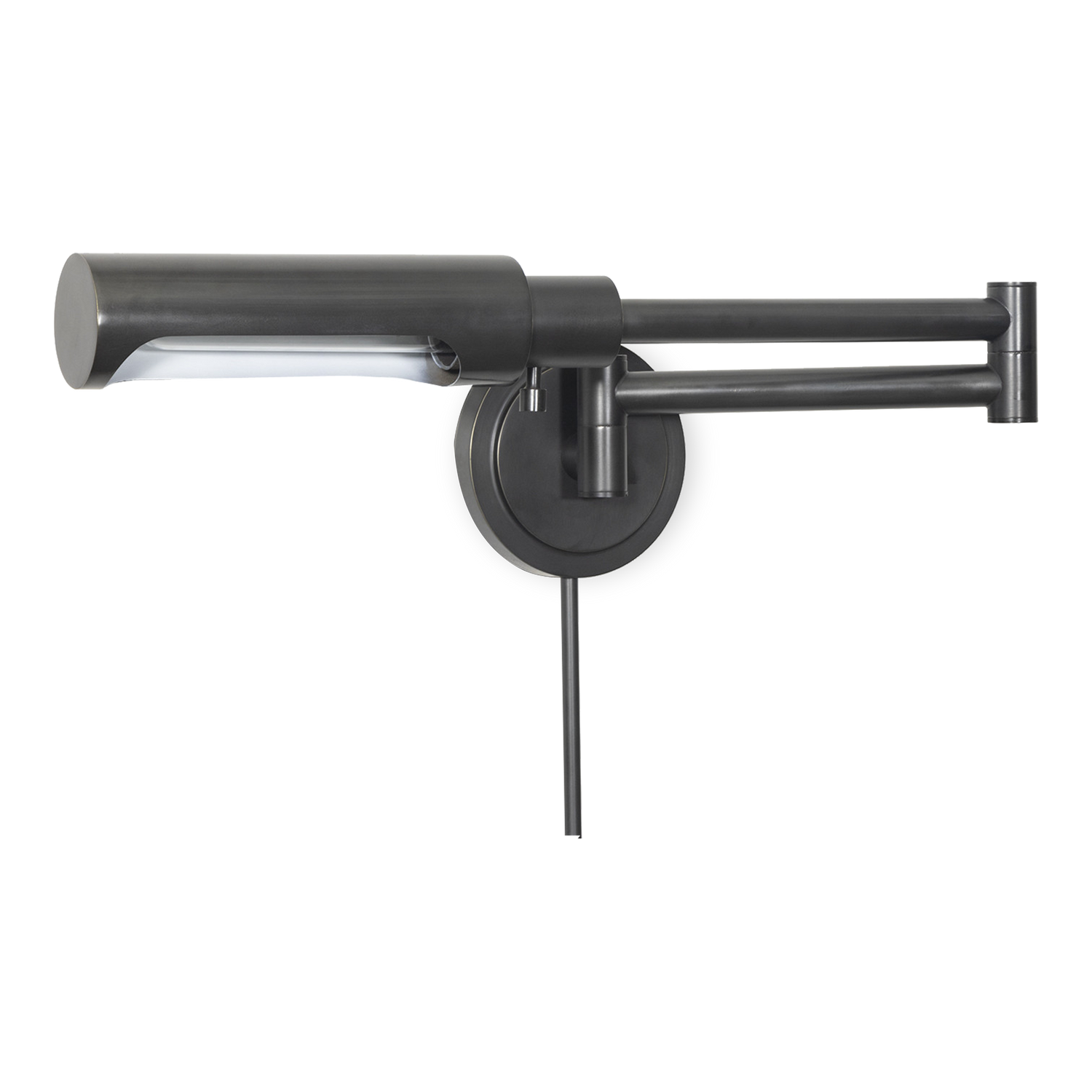 With its multiple pivoting joints and versatile pin-up or hardwire construction%2C the Noble Swing Arm Sconce is designed for function that does not compromise on style.