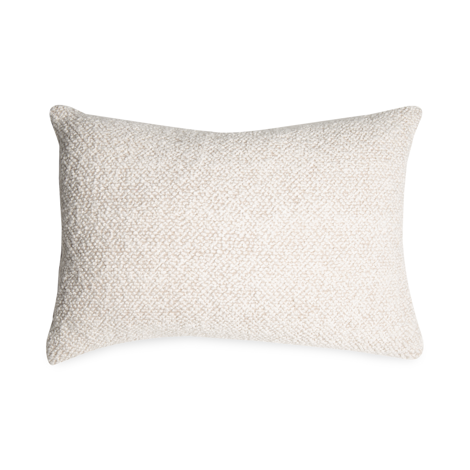 The Tasmin pillow features a plush texture and monocromatic palette.