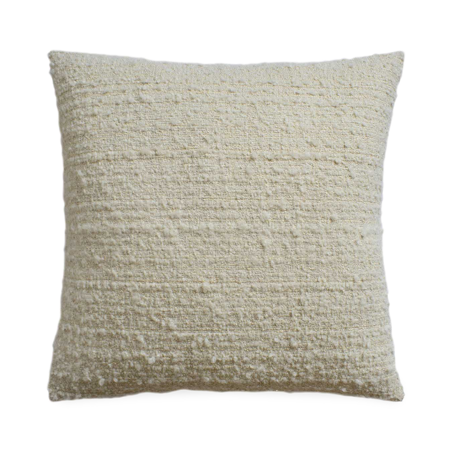 With a gorgeous ivory tone%2C this Lune Pillow allows for versatile styling with it%27s contrast reversibility.