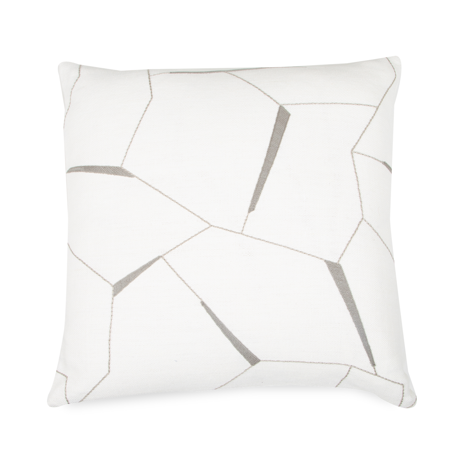Defined by its dynamic and captivating design%2C the Diverge Pillow features a geometric design to add character to a space.