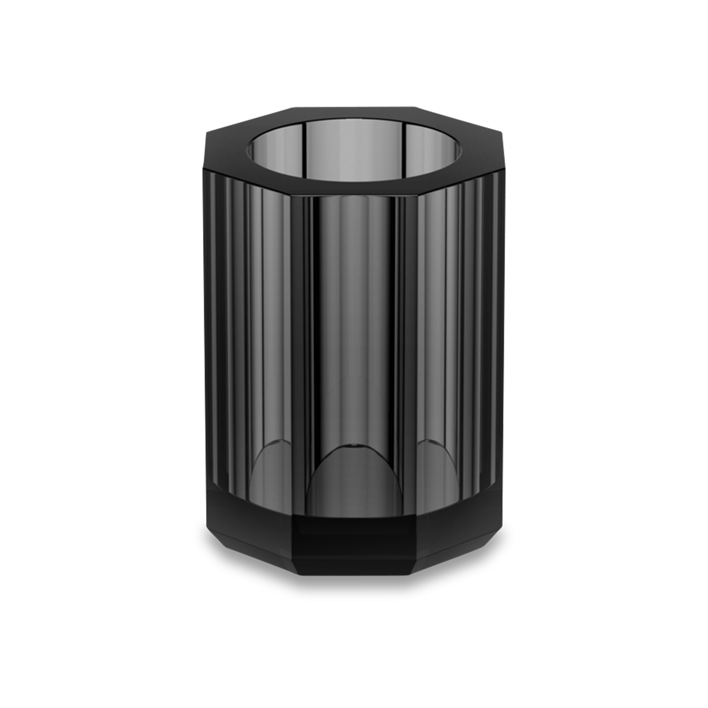 The Kristall Tumbler is made of brilliant crystal glass in an anthracite colour.