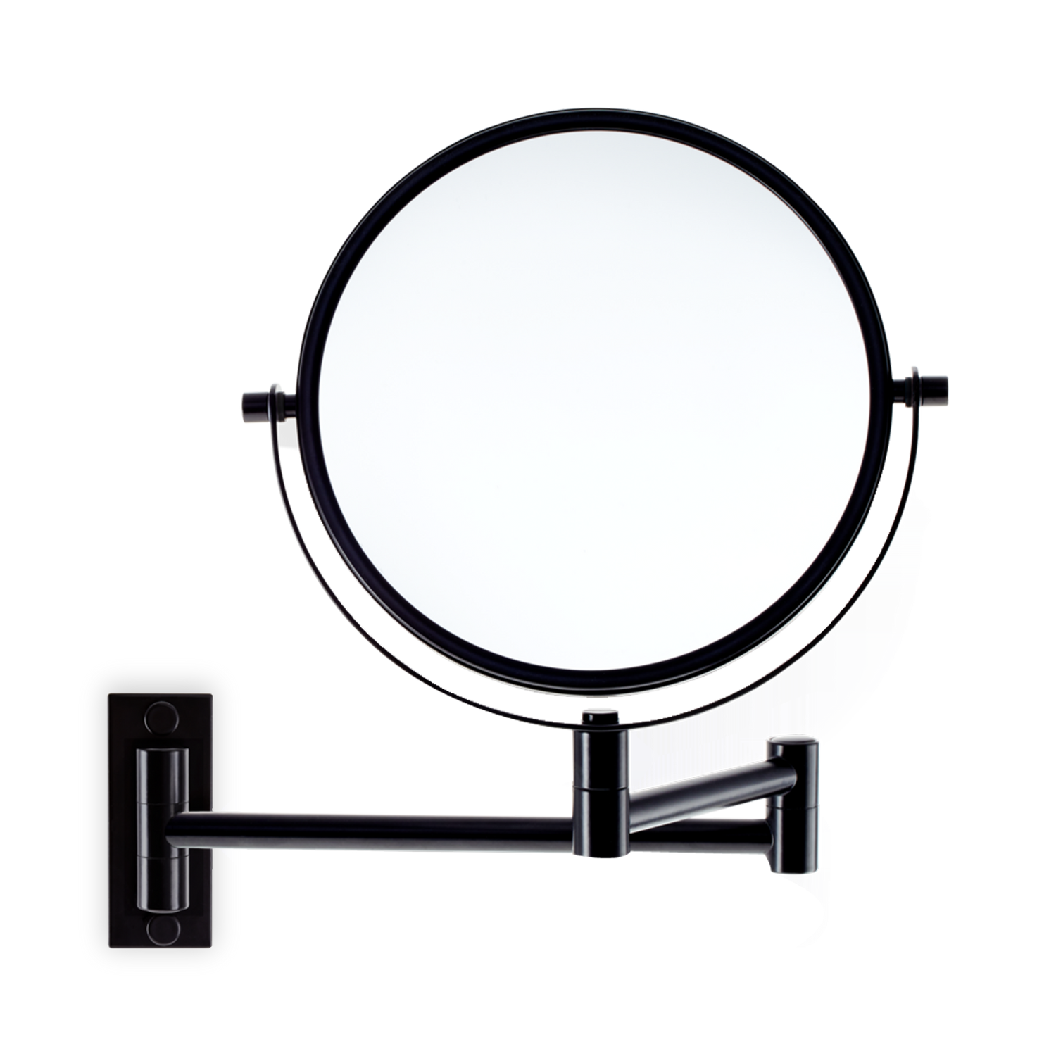 Ensure you are perfectly groomed with the Spt 33 Cosmetic Mirror with an adjustable arm%2C finished in a matte black tone.